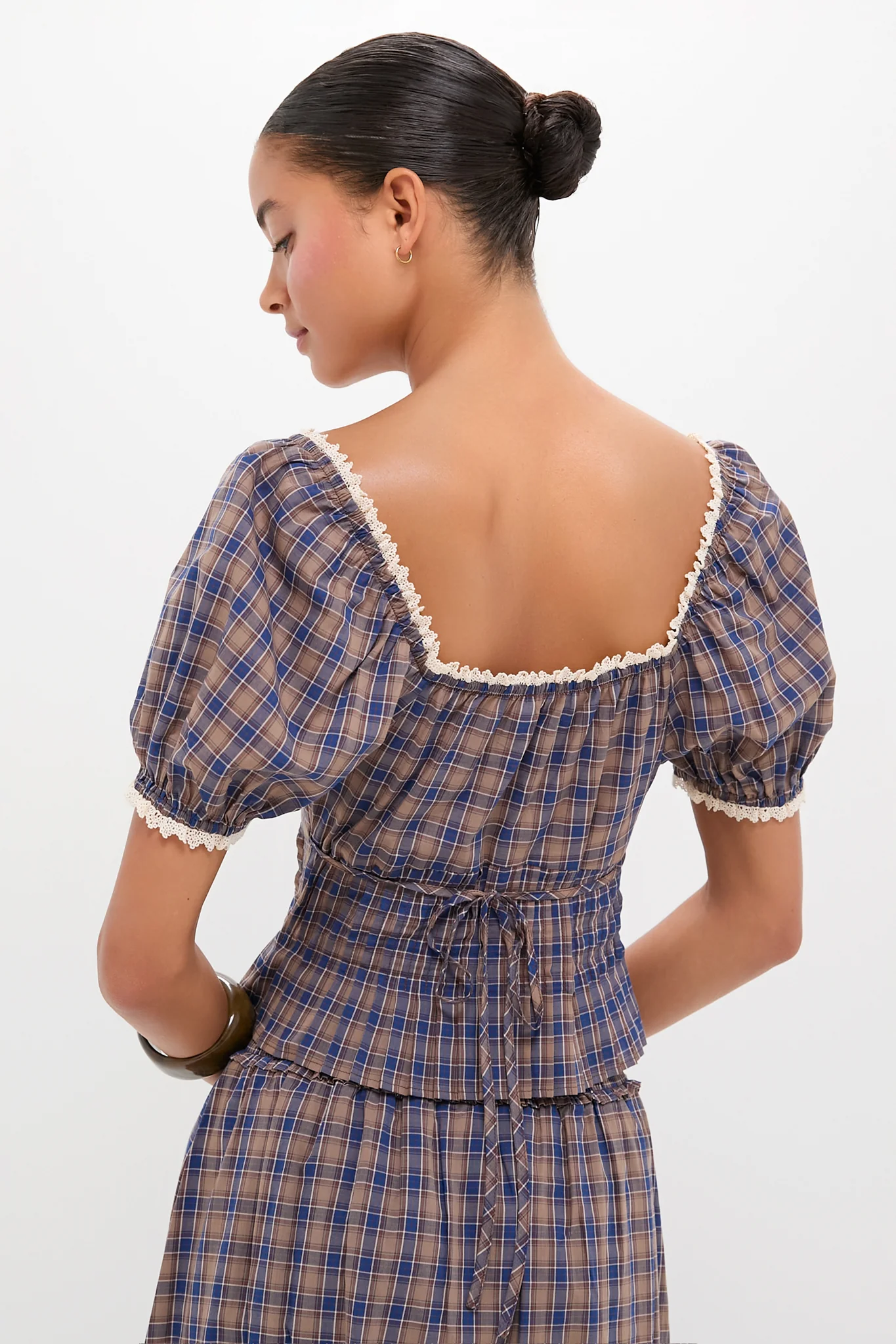 Spencer Plaid Paulina Top - Image 4