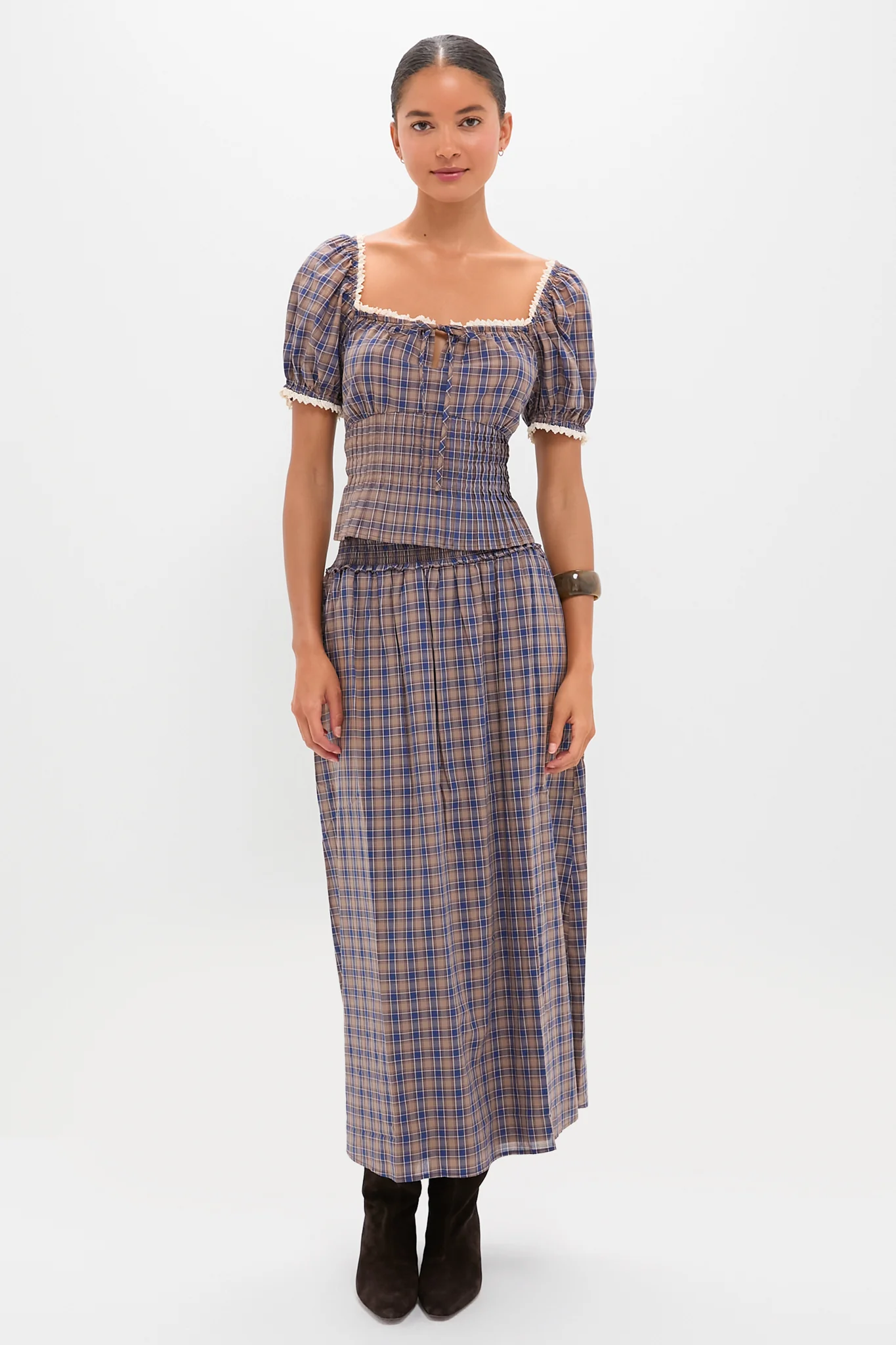 Spencer Plaid Paulina Top - Image 6