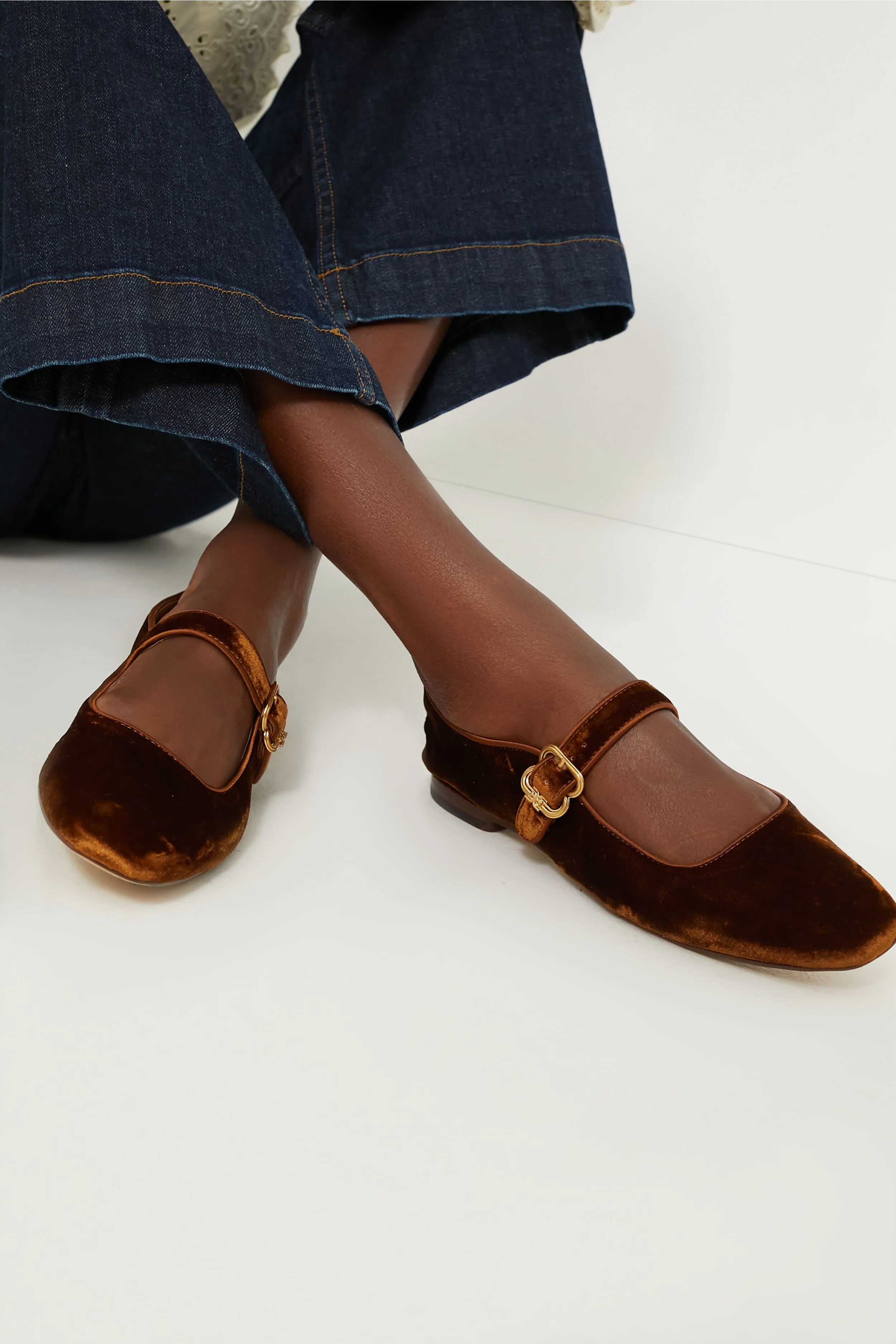 Spiced Camel Michaela Flats - Image 2