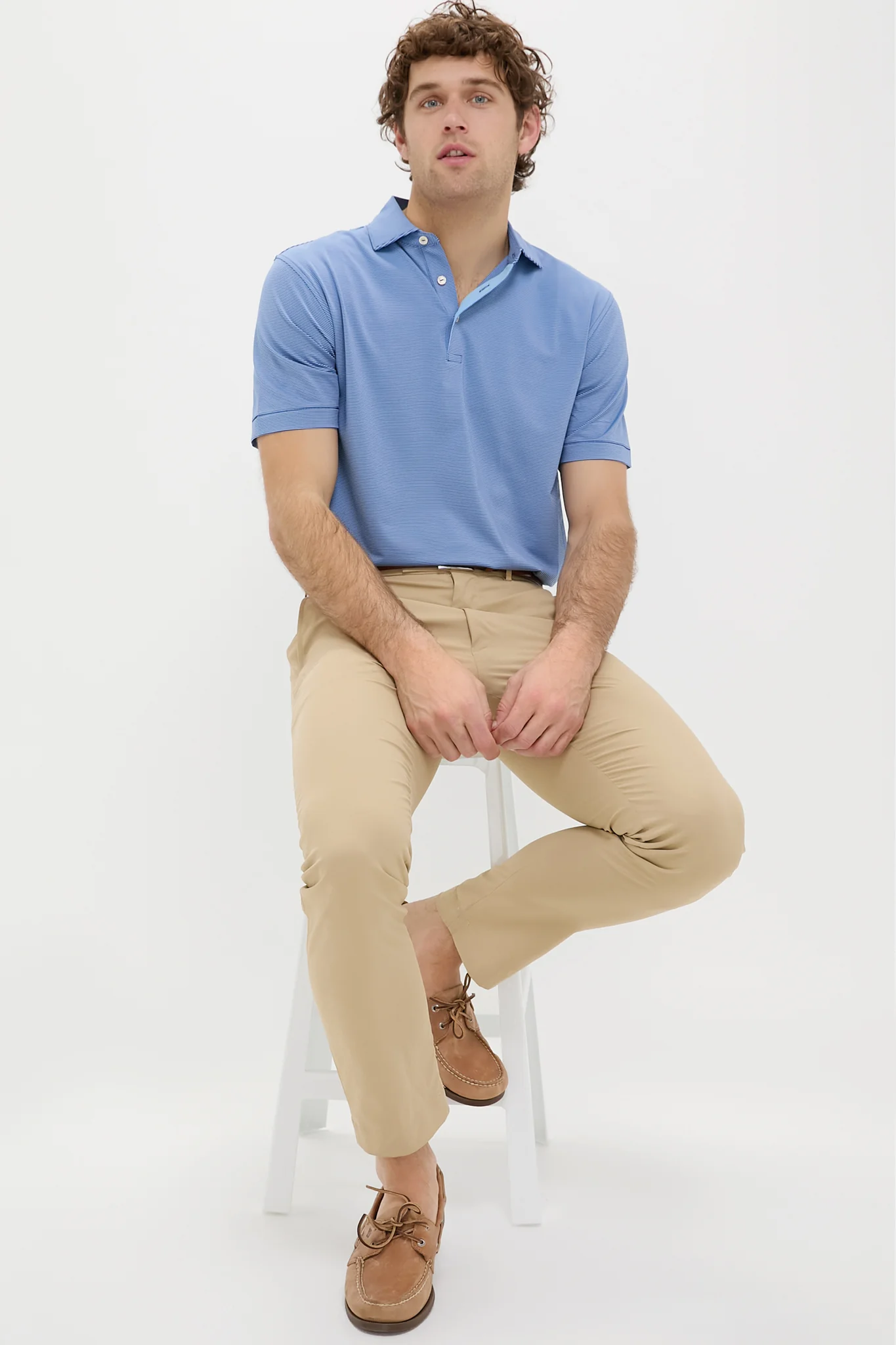 Sport Navy Jubilee Performance Jersey Polo - Image 2