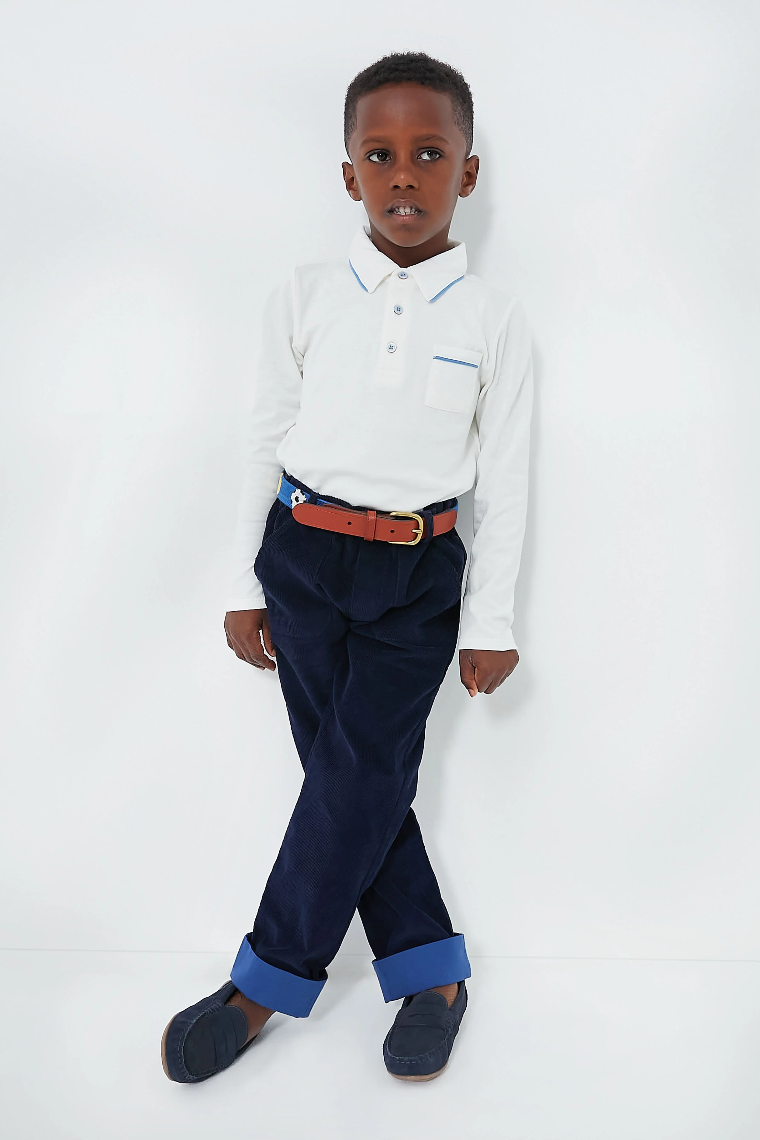 Sports Needlepoint Childrens Belt - Image 2