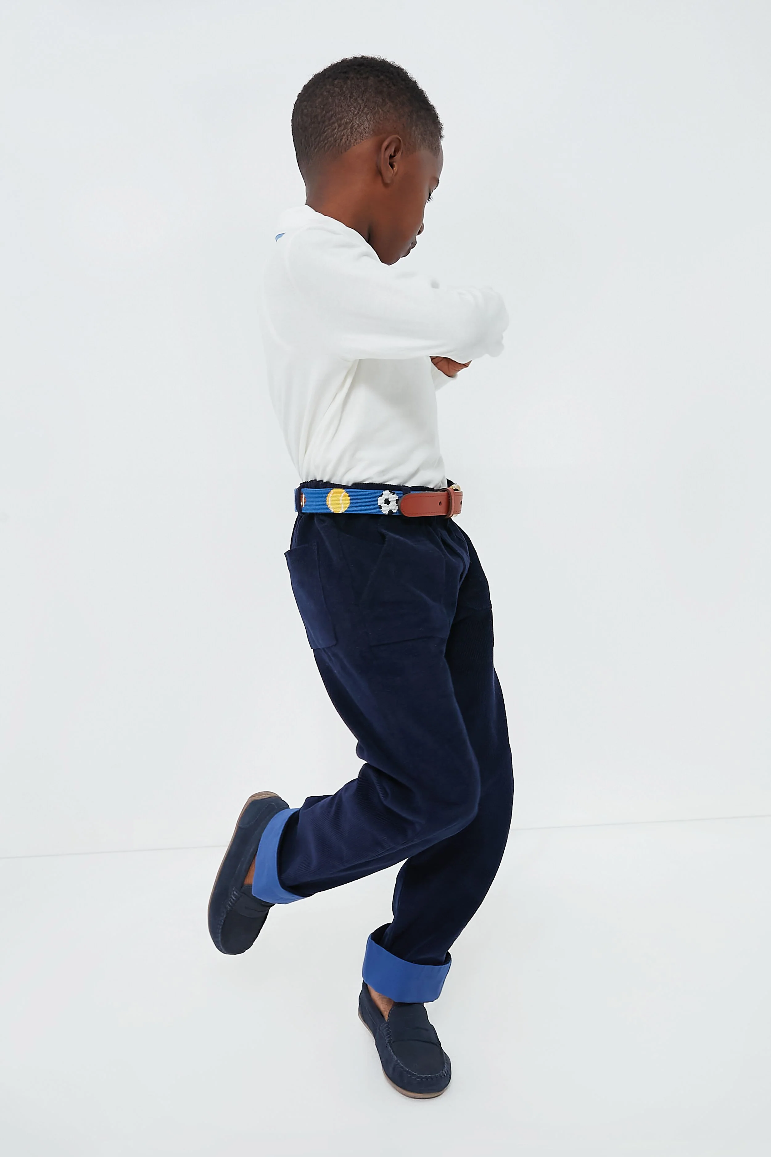 Sports Needlepoint Childrens Belt - Image 3