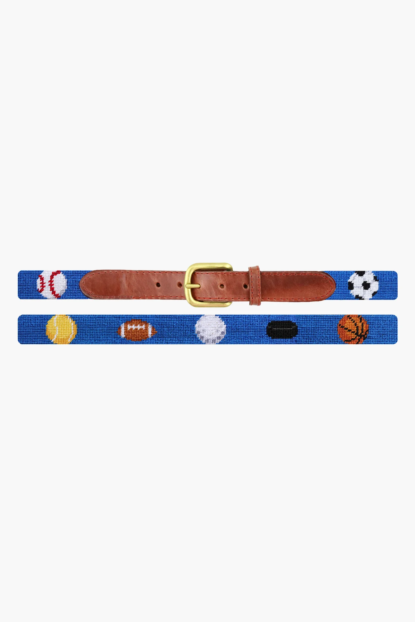 Sports Needlepoint Childrens Belt - Image 5