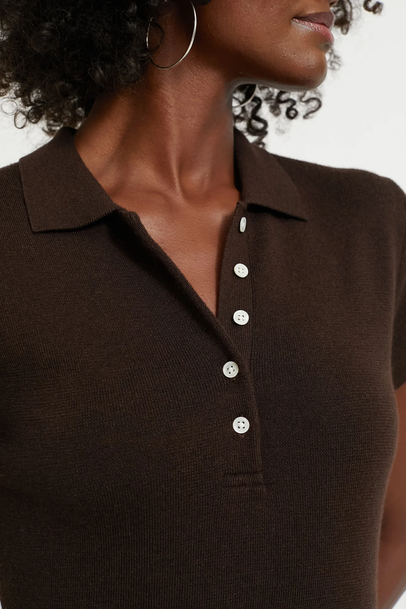Squire Brown Short Sleeve Day Dress - Image 5