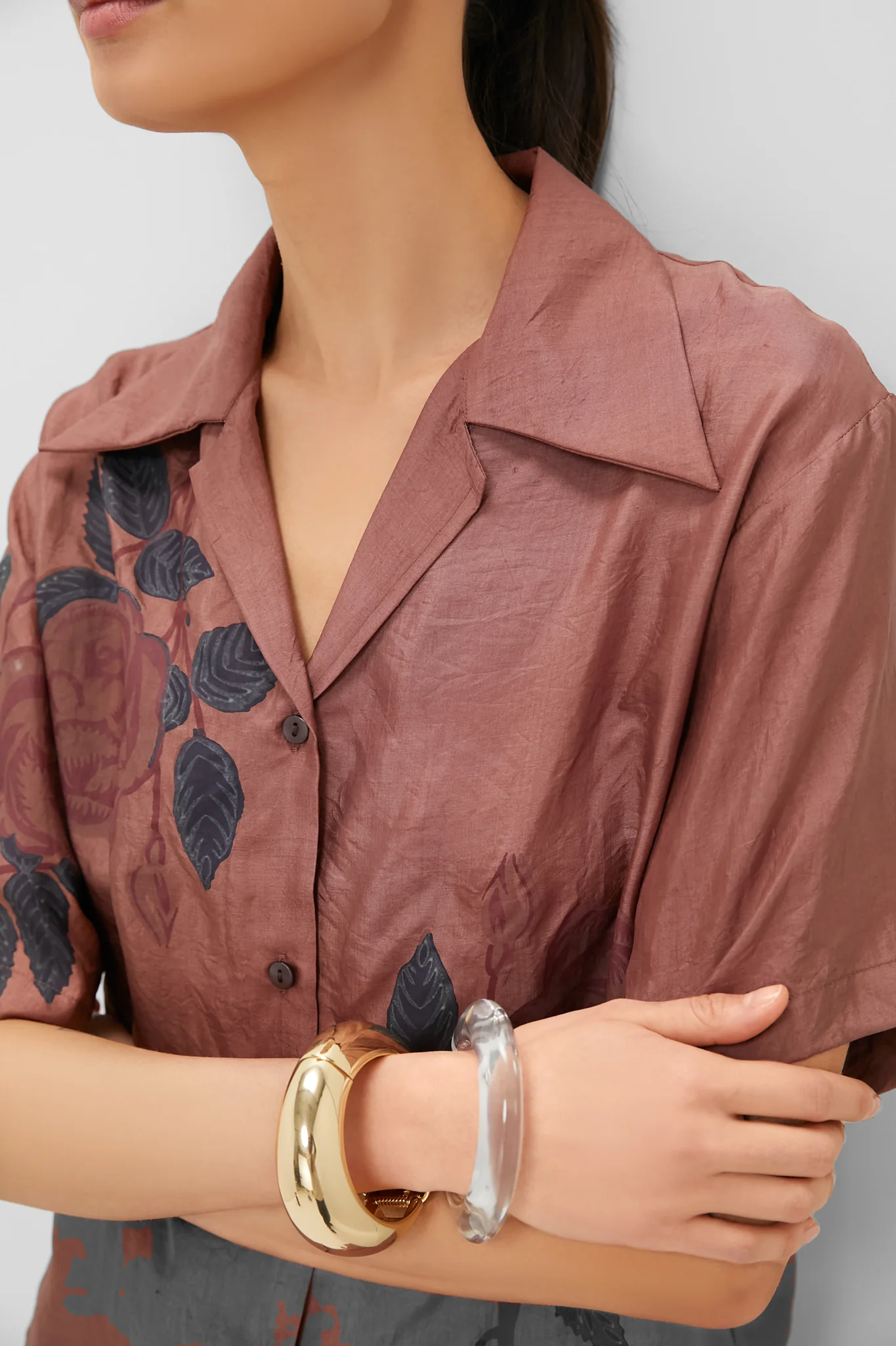 Stevie Mauvewood Rose Shirt - Image 5