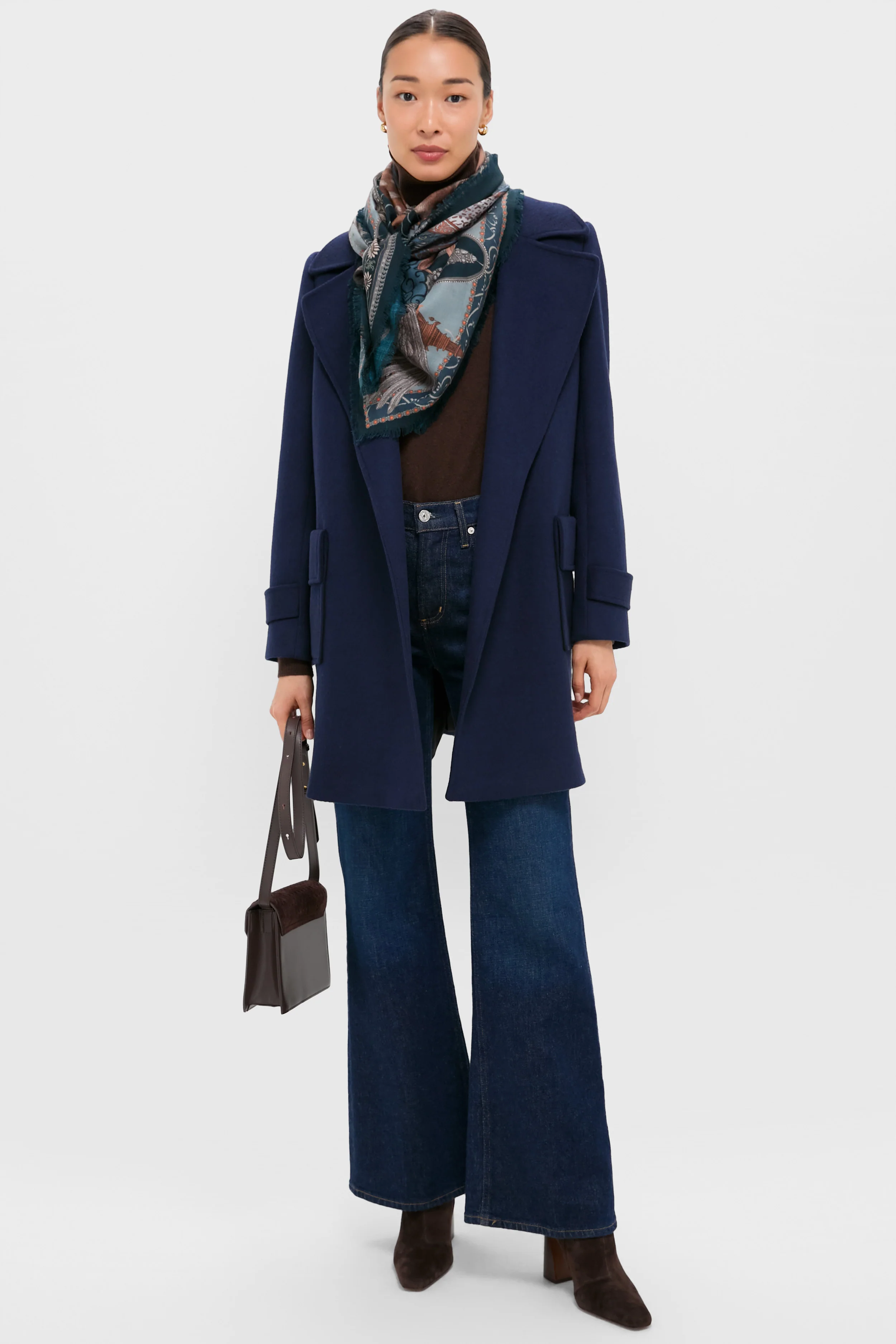 The Storm Steel Song Deer Large 135 cm Scarf - Image 5