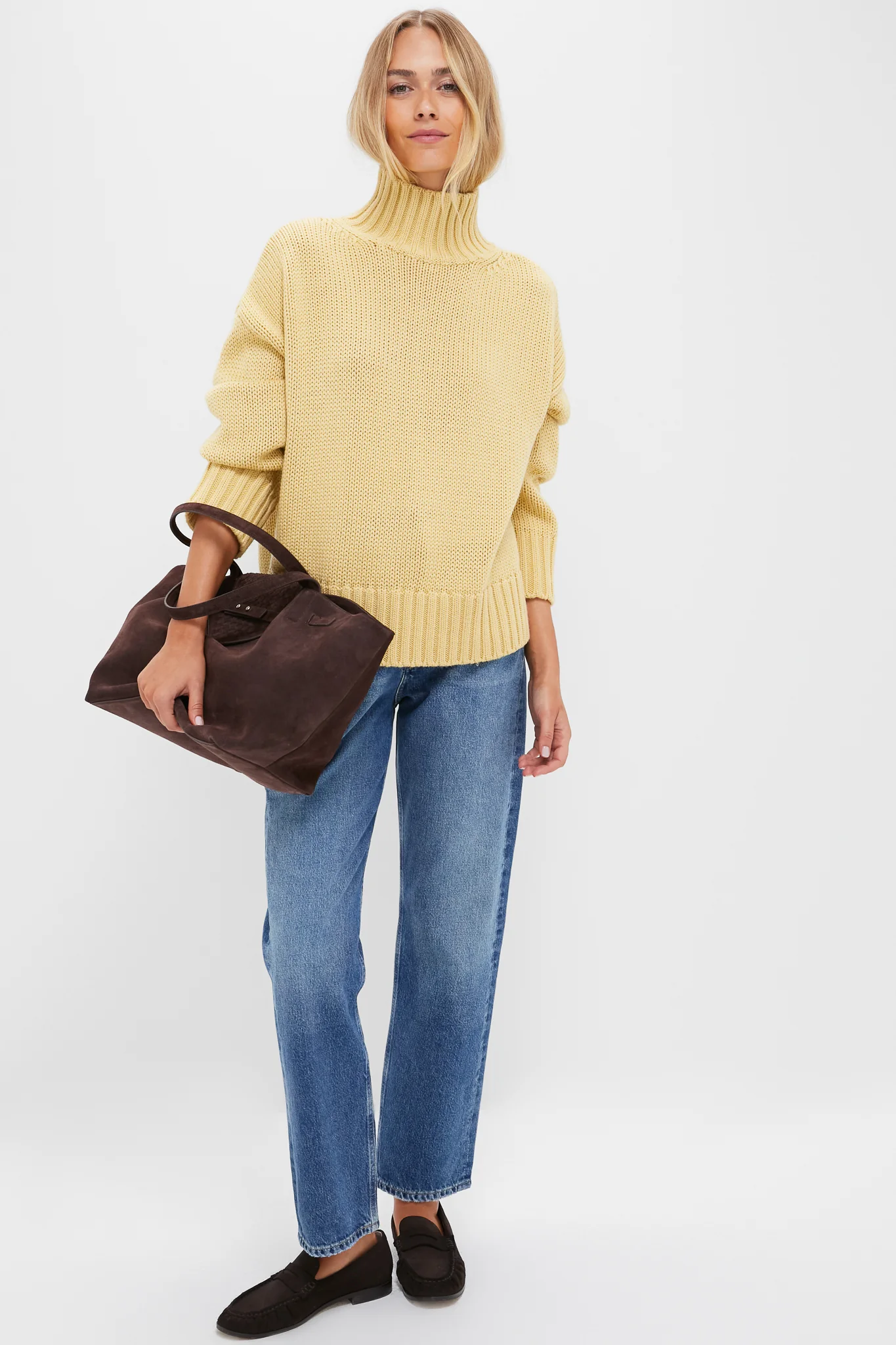 Straw Hannah Wool Blend Turtleneck Sweater - Image 2