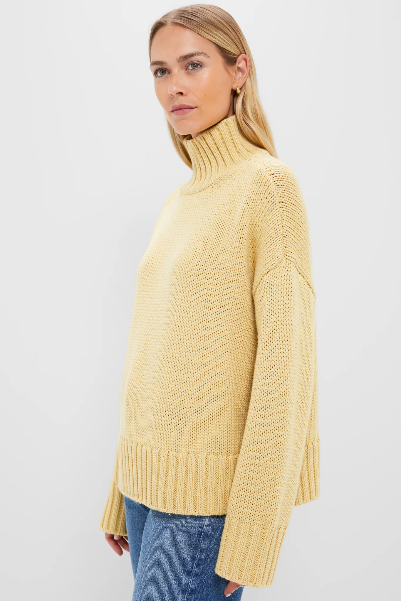 Straw Hannah Wool Blend Turtleneck Sweater - Image 3
