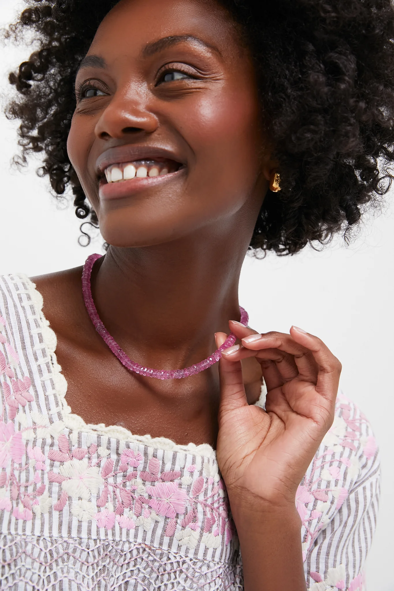 Strawberry Quartz Necklace - Image 3