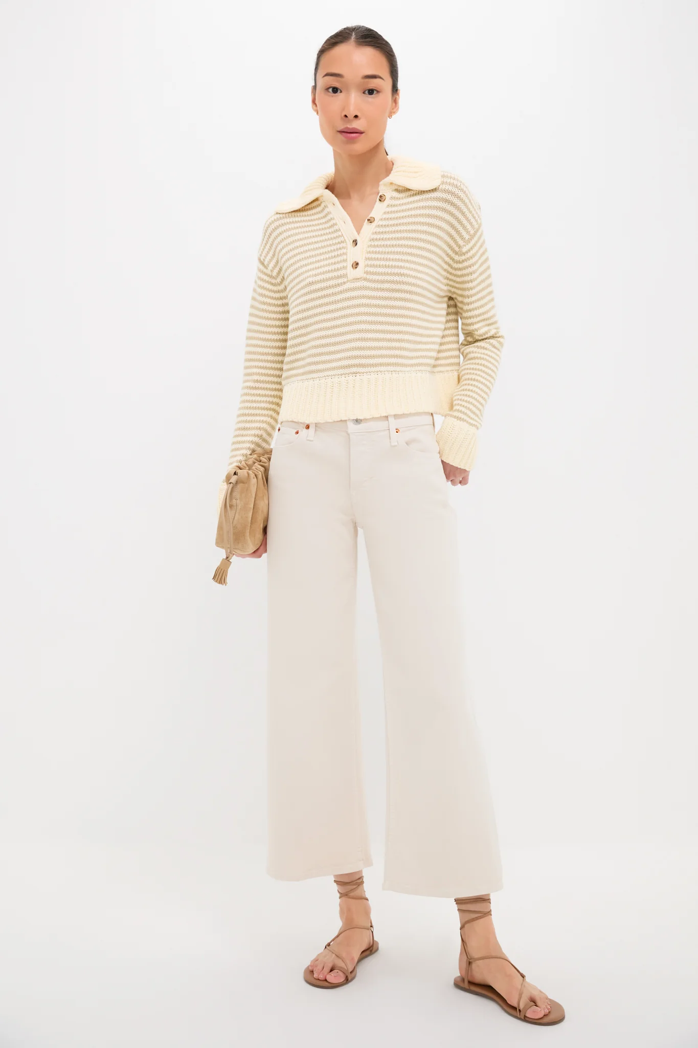 Striped Doro Henley Sweater - Image 2