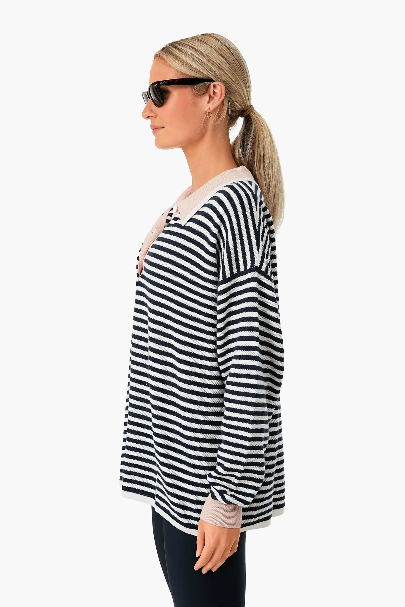 Striped Norfolk Wonder Knit Polo - Image 3