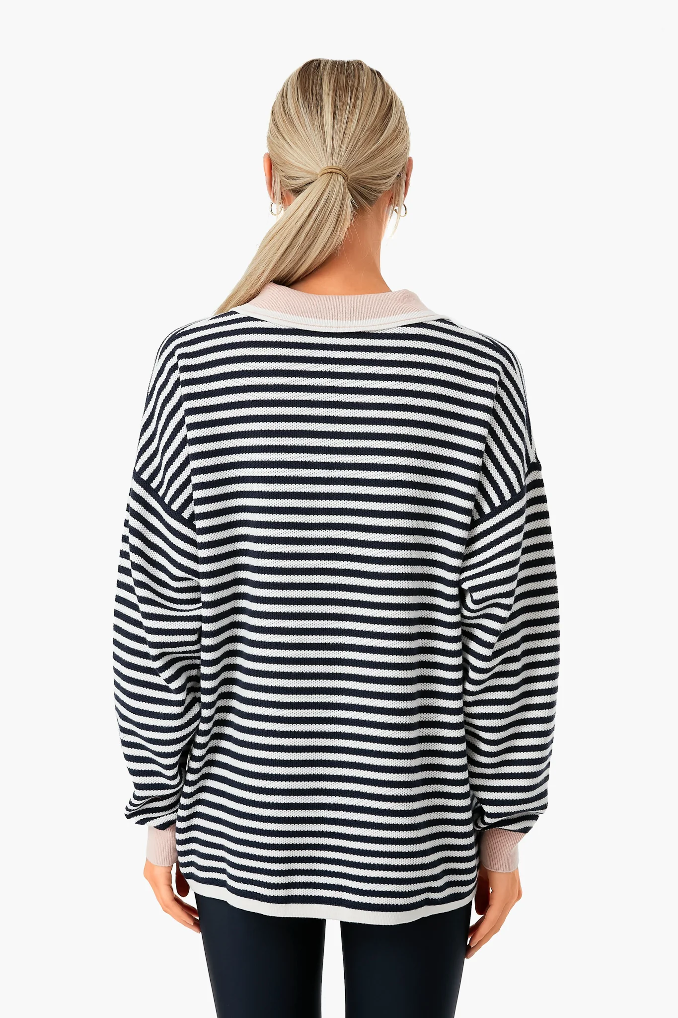 Striped Norfolk Wonder Knit Polo - Image 4