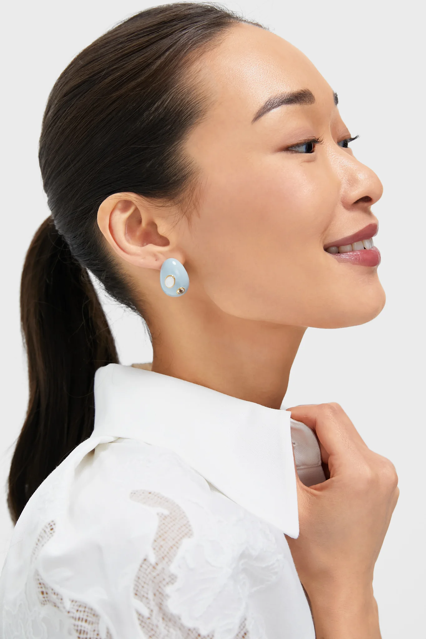 Studded Mist Mini Arp Earrings - Image 2