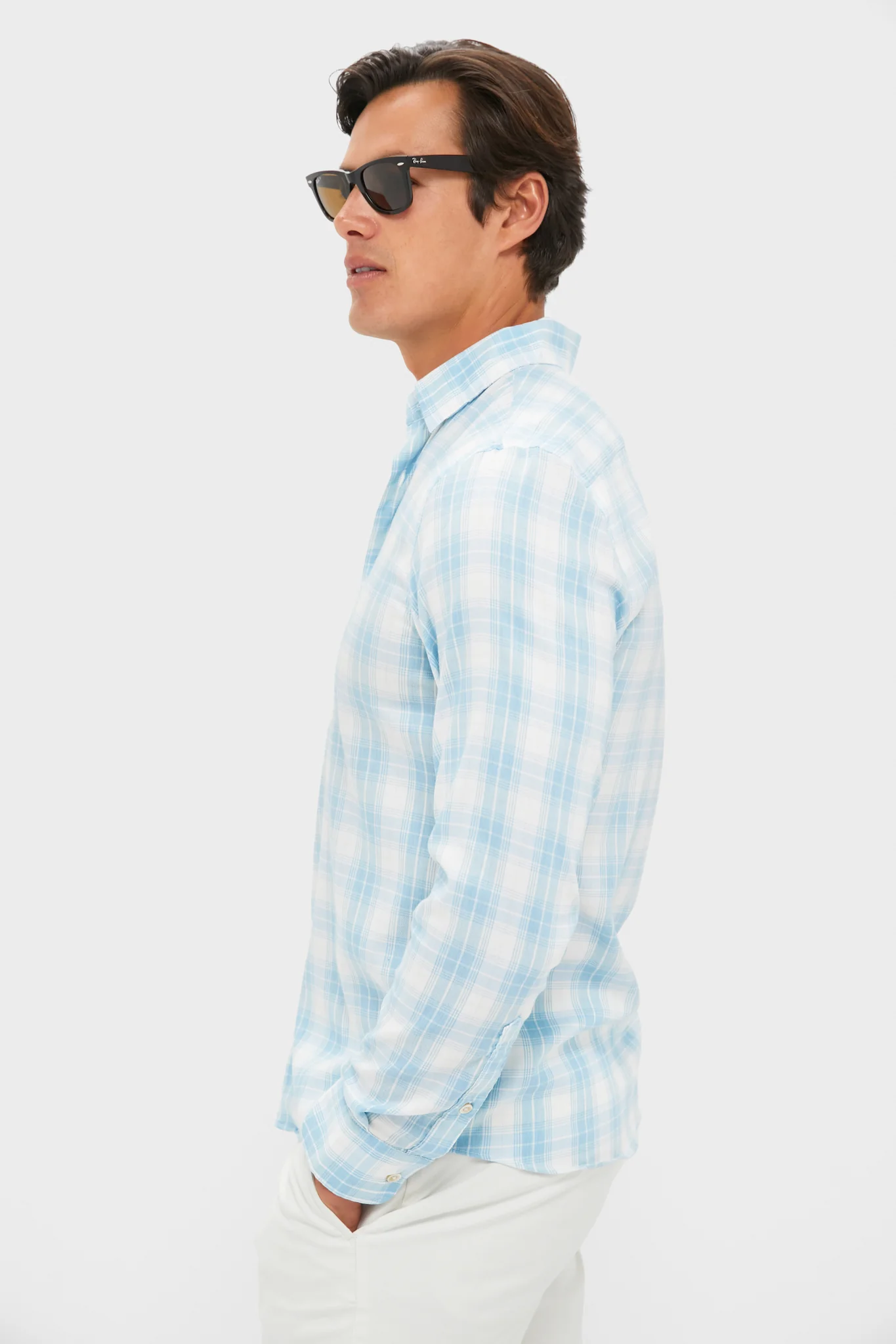 Summer Sky Plaid Movement Monterrey Shirt - Image 3