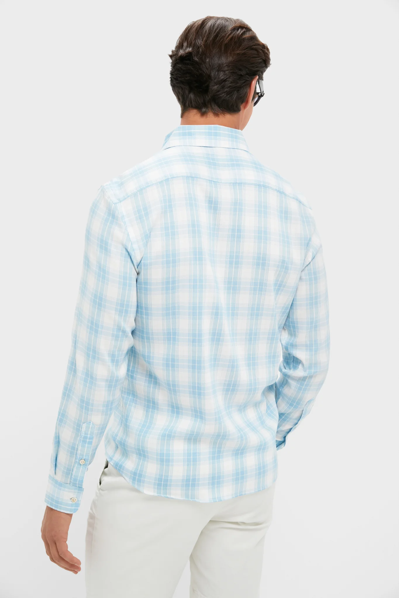 Summer Sky Plaid Movement Monterrey Shirt - Image 4
