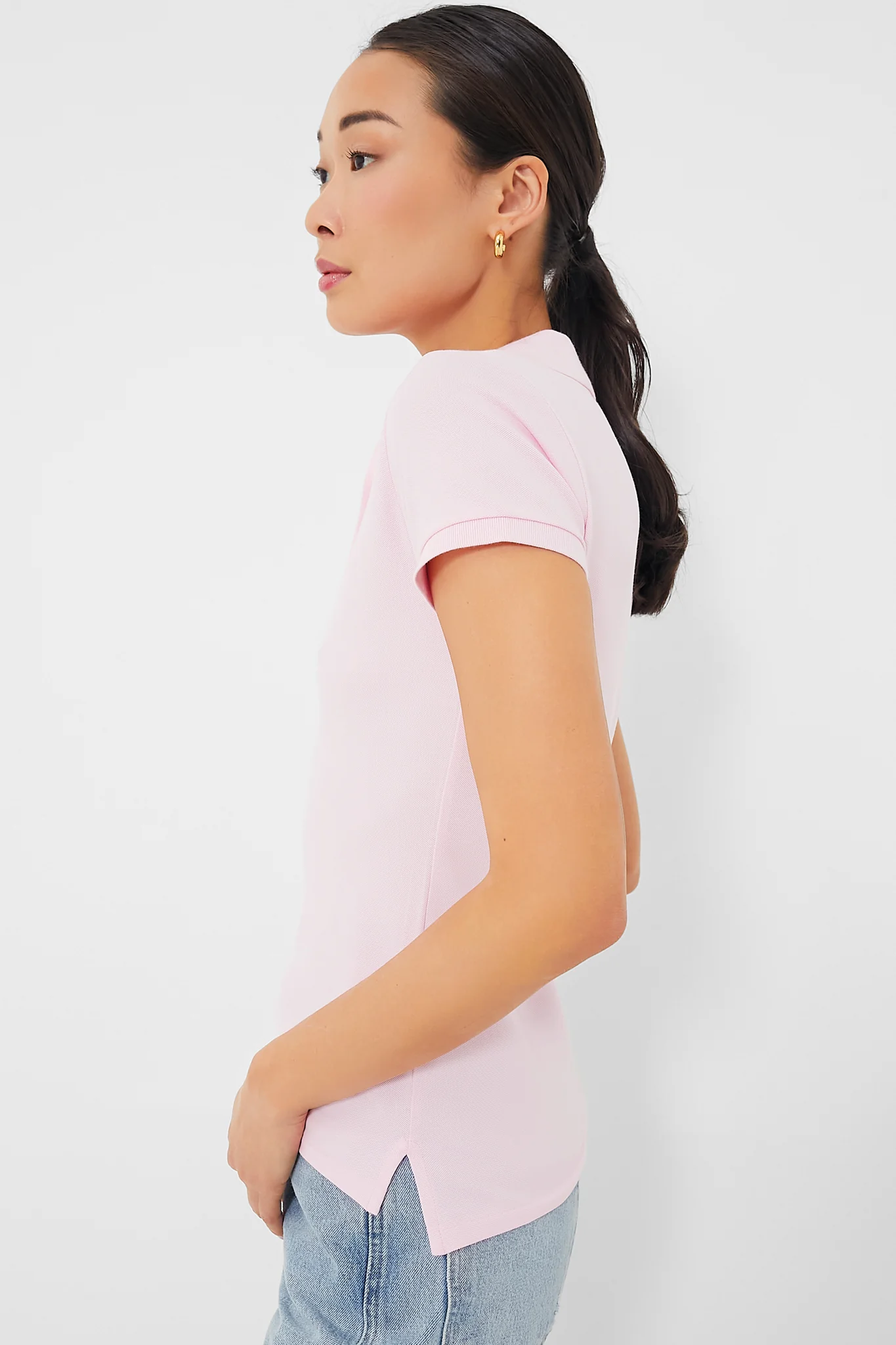 Sunkissed Pink Julie Slim Polo - Image 3