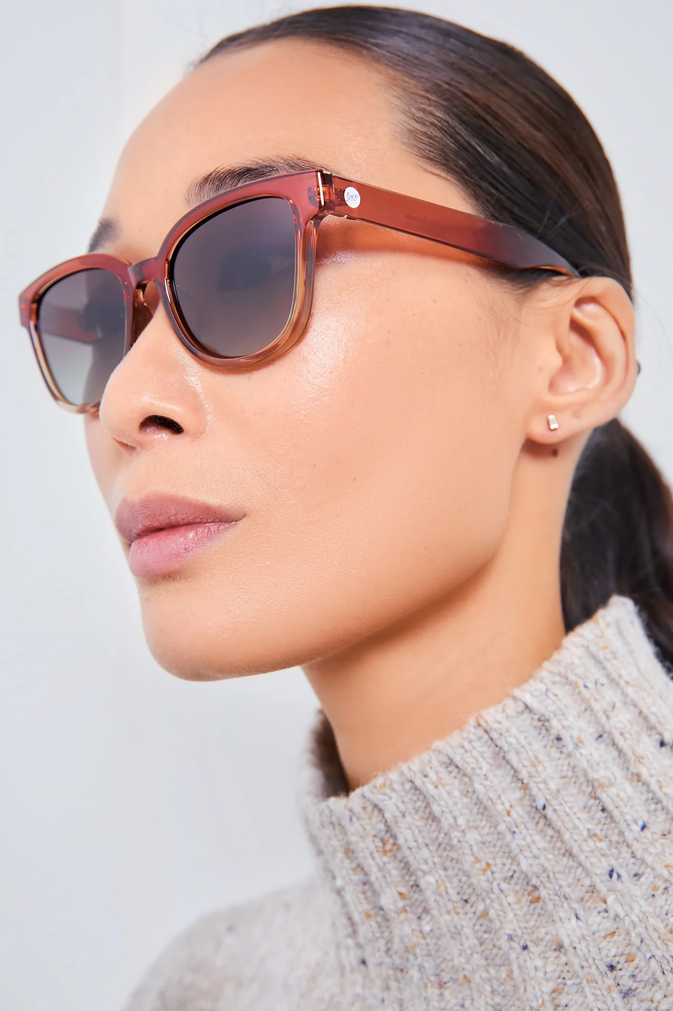 Sunset Sepia Miho Polarized Sunglasses - Image 2