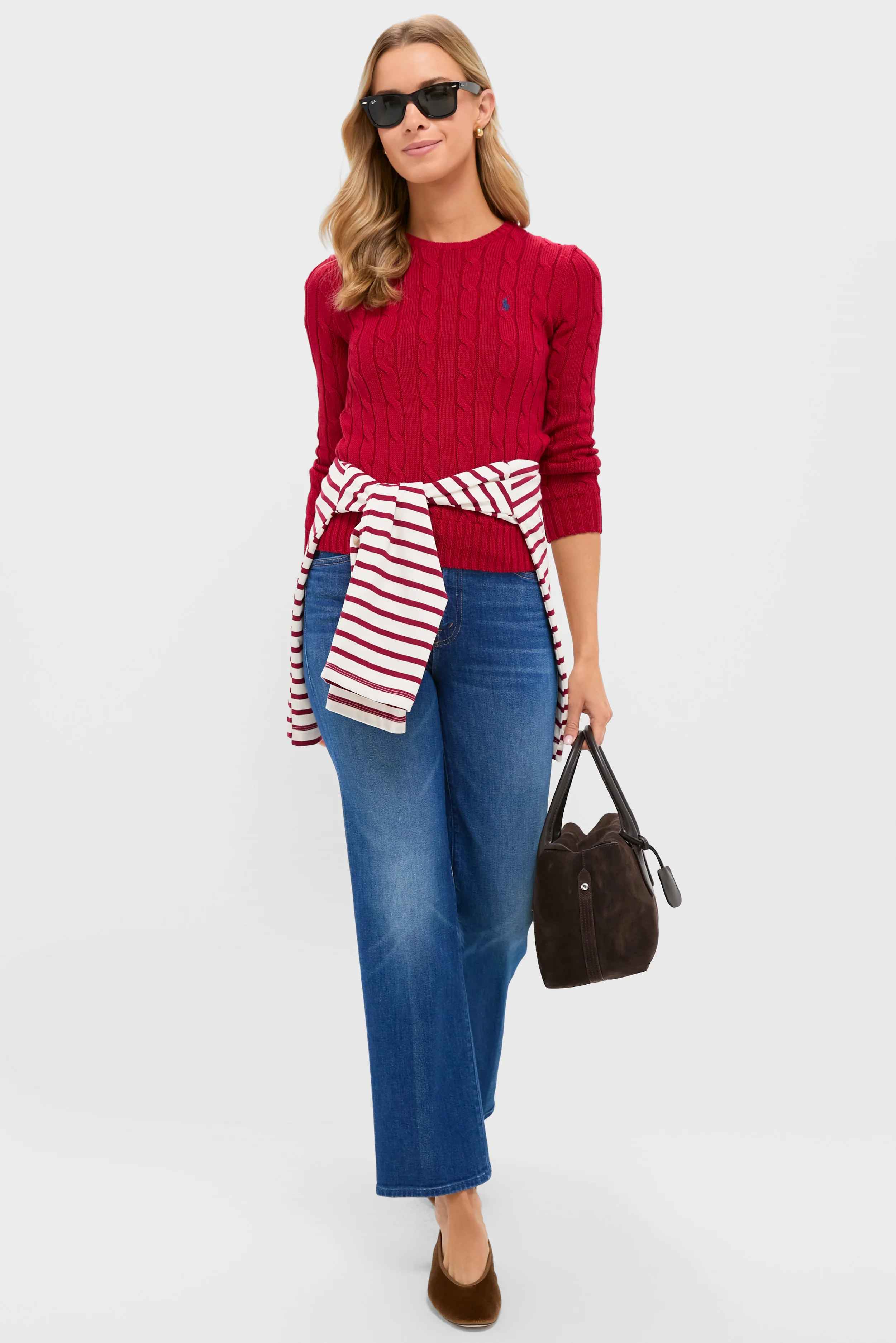 Sweet Tomato Julianna Cotton Crewneck Sweater - Image 2