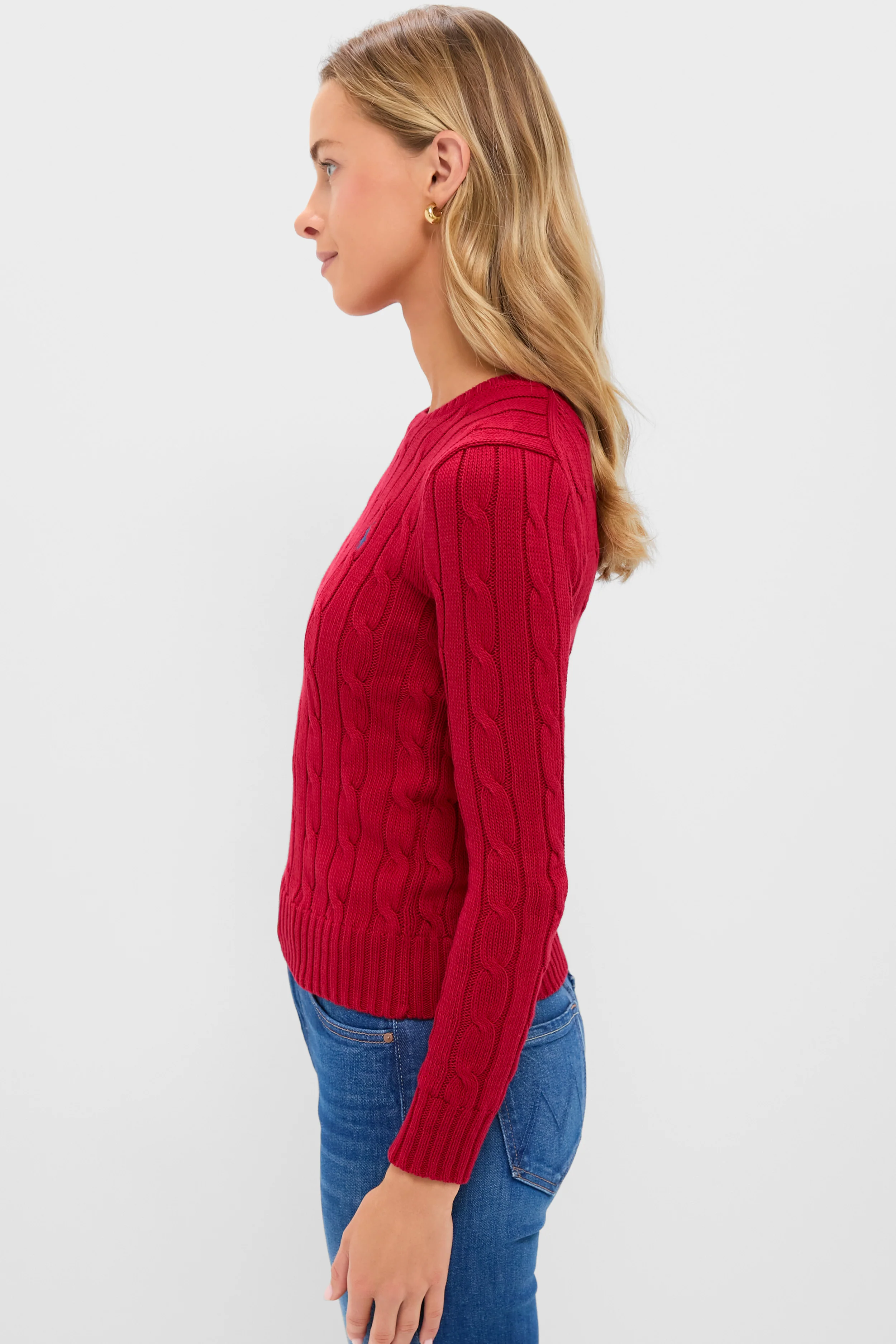 Sweet Tomato Julianna Cotton Crewneck Sweater - Image 3