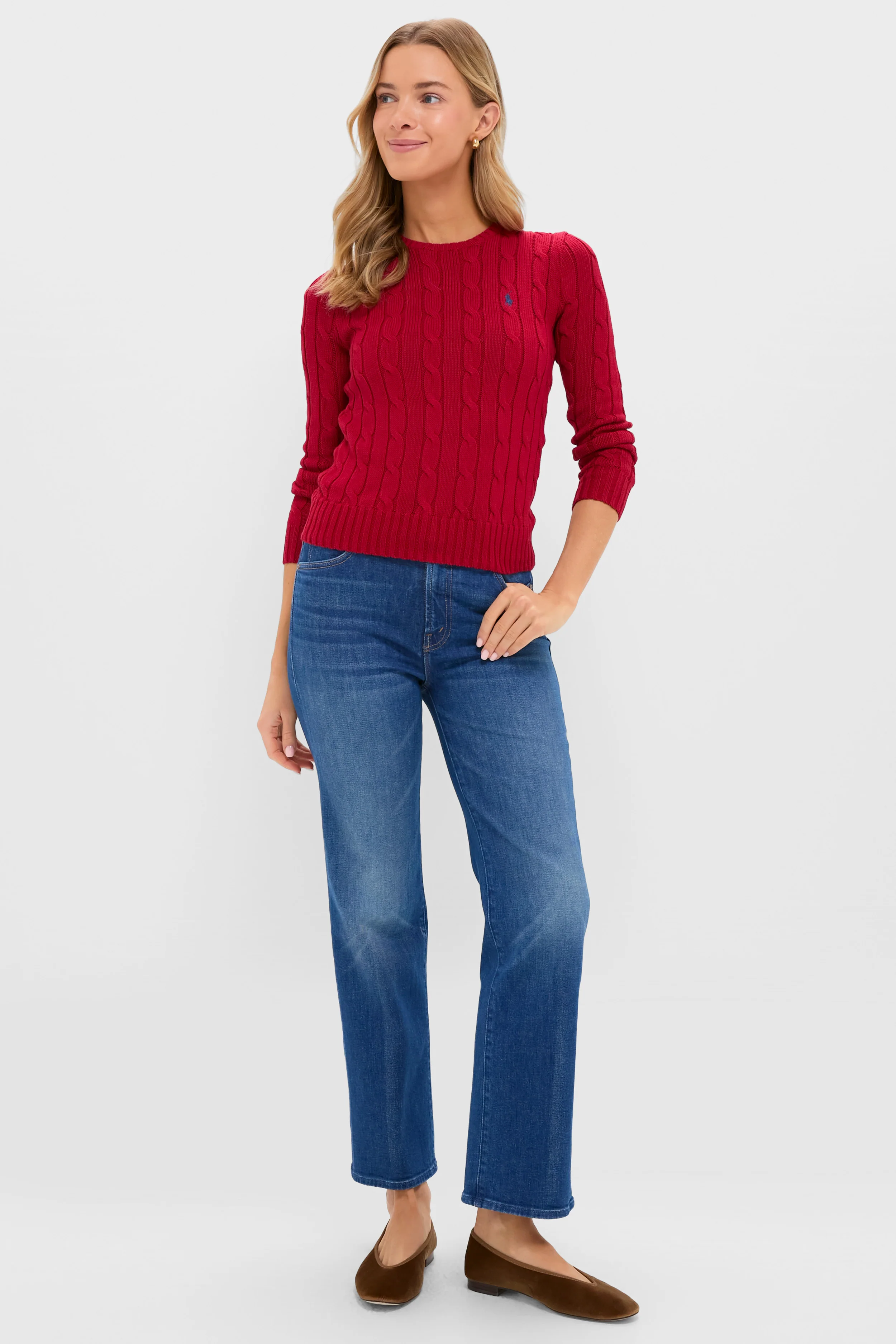 Sweet Tomato Julianna Cotton Crewneck Sweater - Image 6
