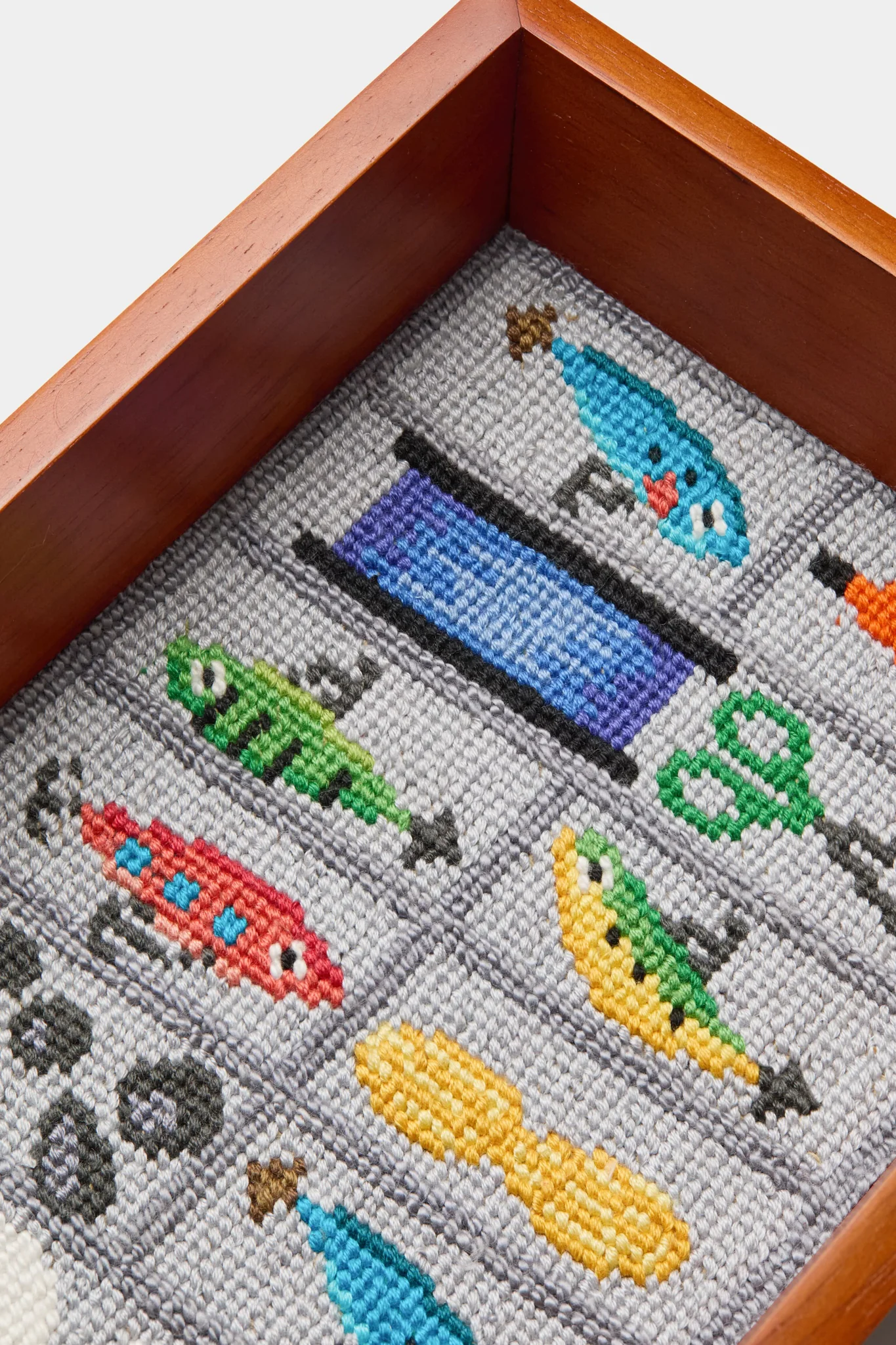 Tackle Box Needlepoint Valet Tray - Image 2