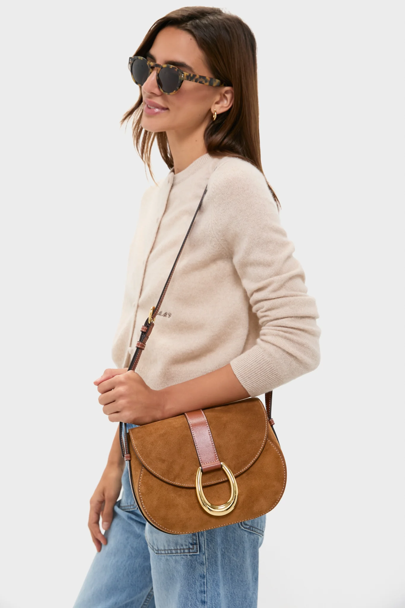 Tan Bella Saddle Bag - Image 2