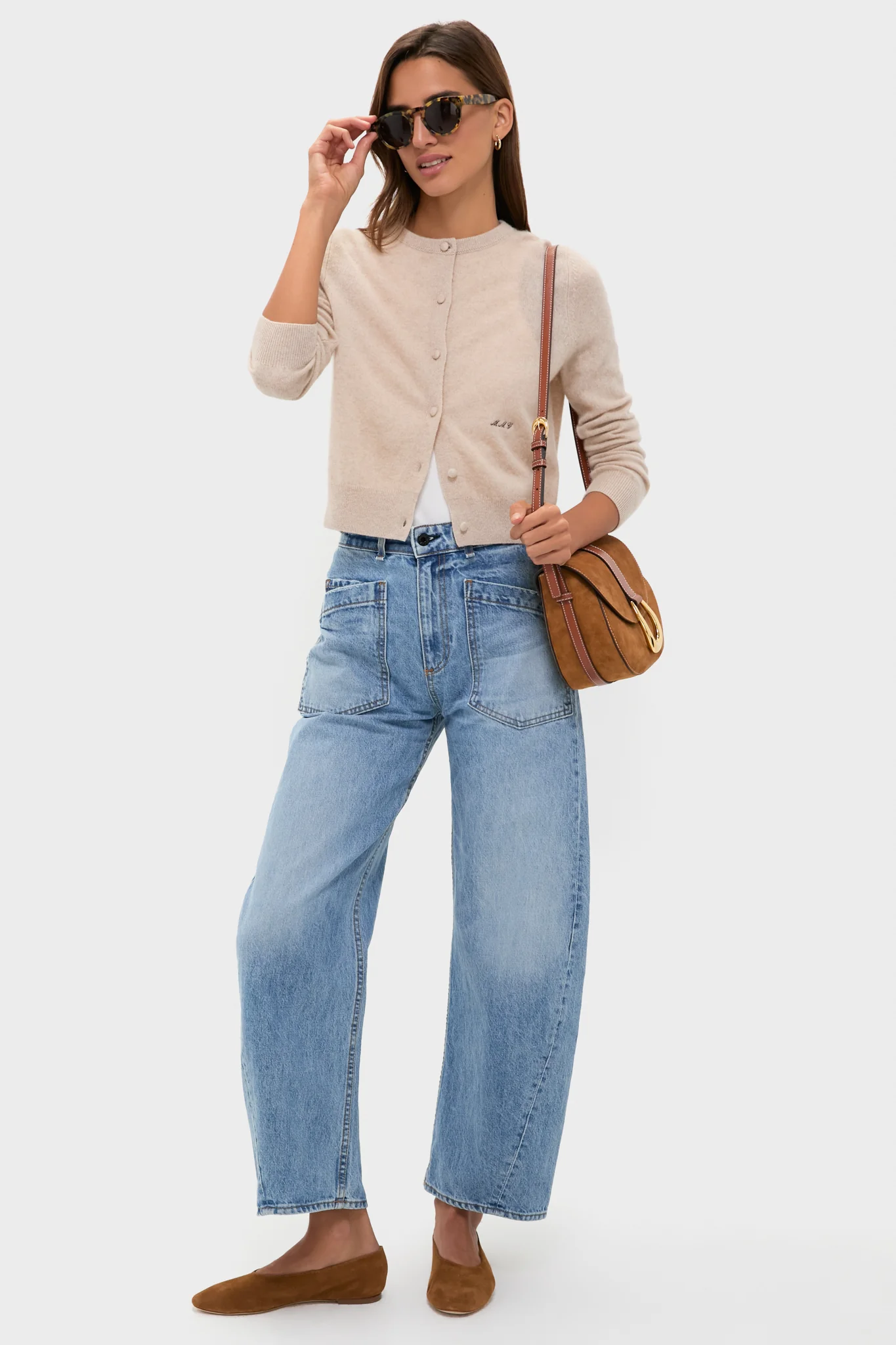 Tan Bella Saddle Bag - Image 3