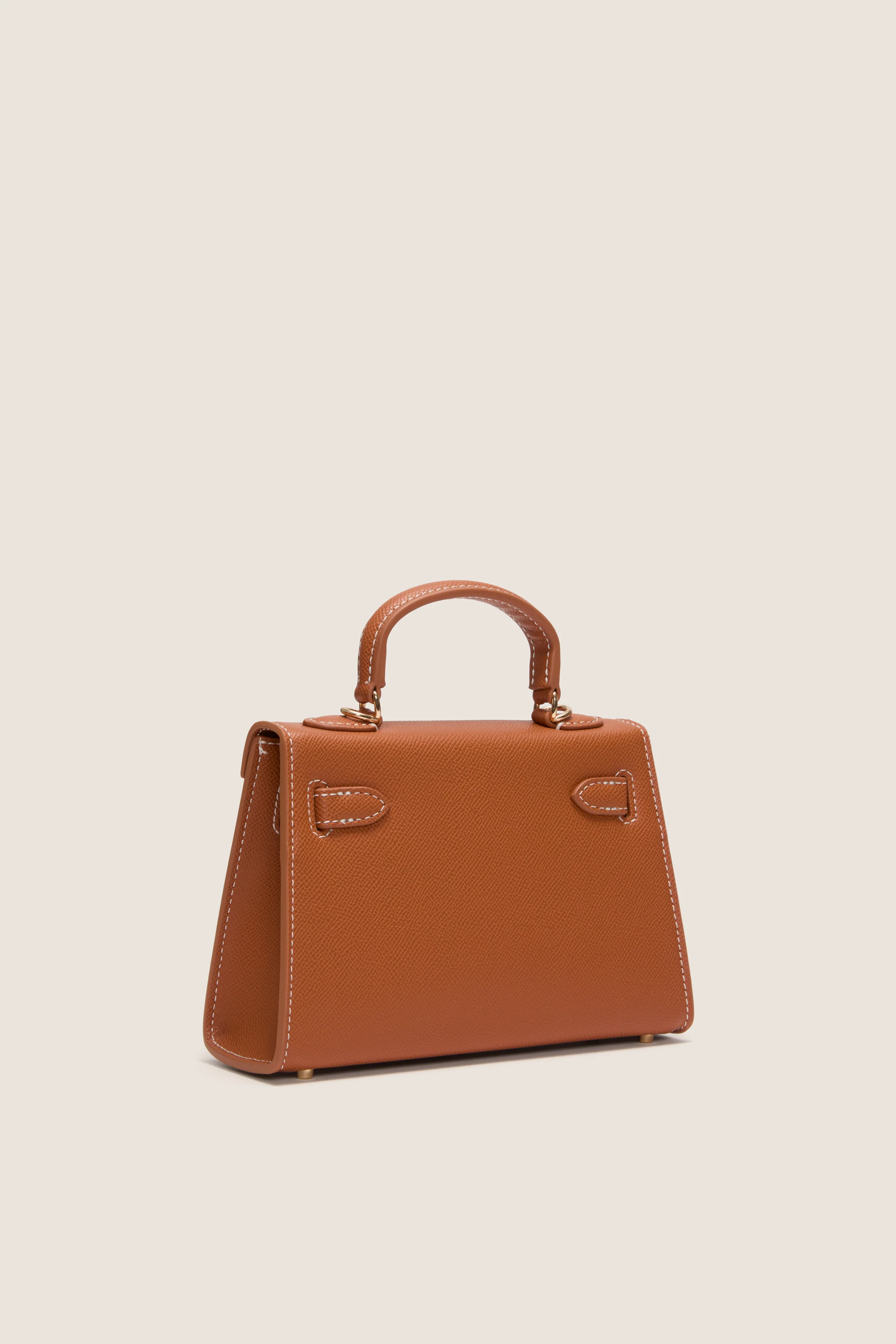 Tan Hariette Handle Bag - Image 5