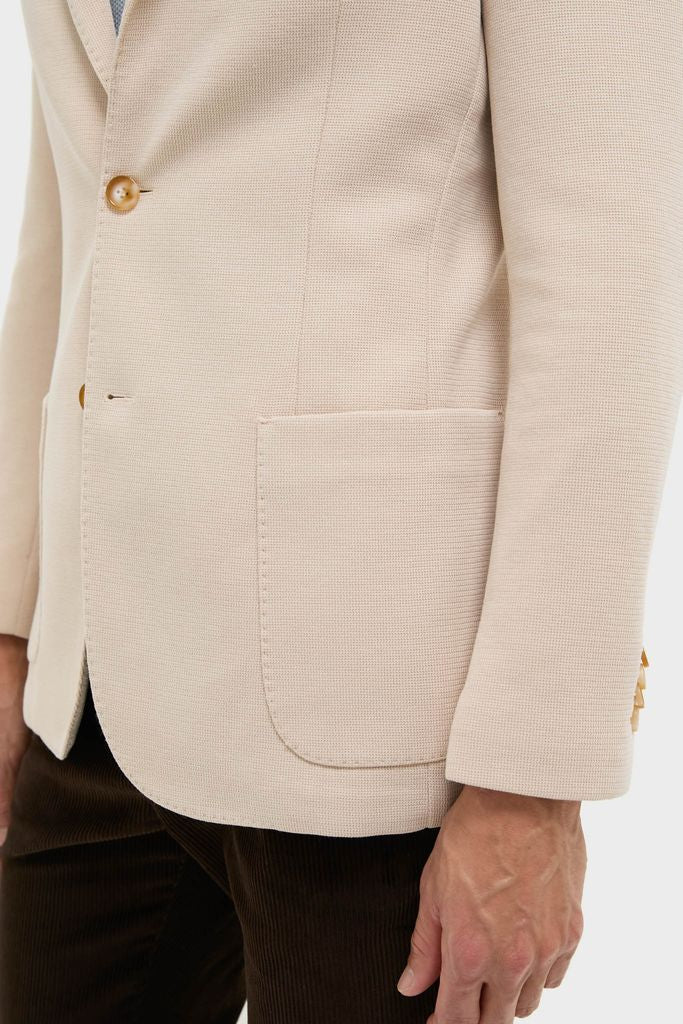 Tan Knit Travel Blazer - Image 5