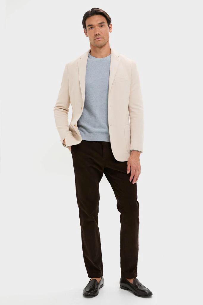 Tan Knit Travel Blazer - Image 6
