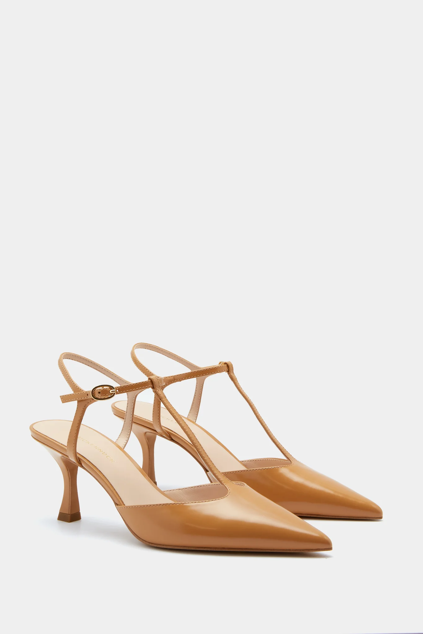 Tan Leather Margot Heels - Image 4