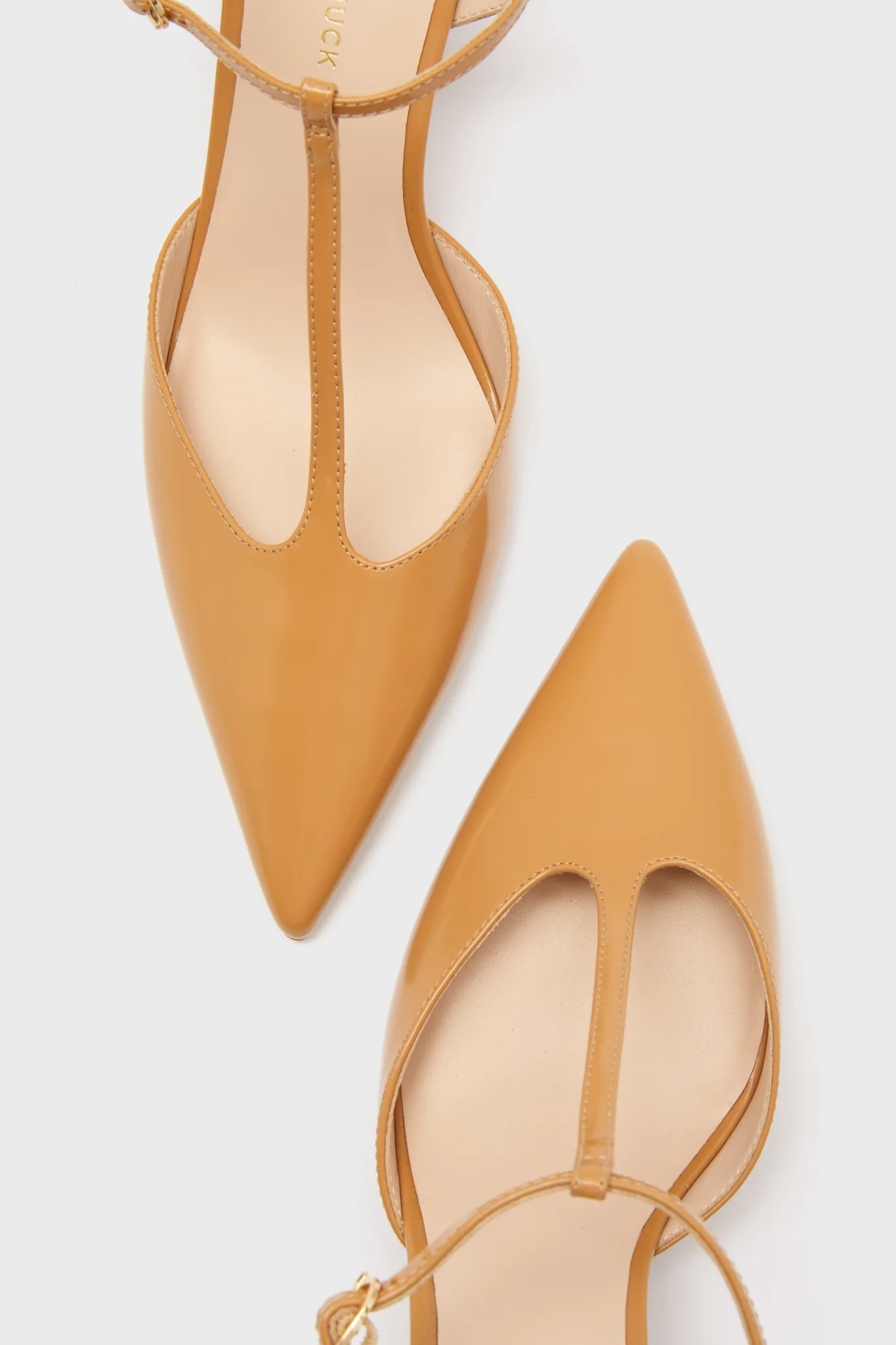 Tan Leather Margot Heels - Image 5