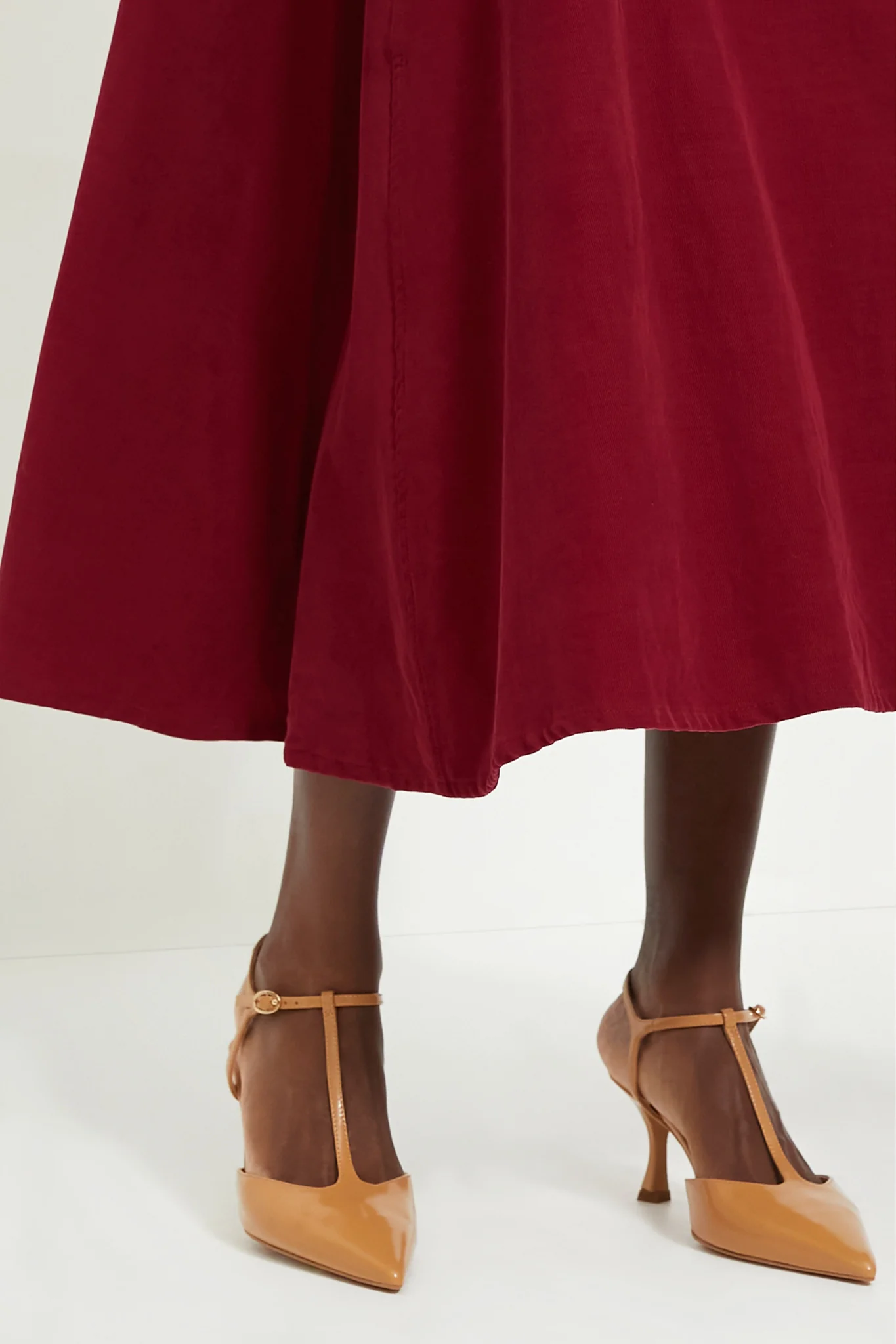 Tan Leather Margot Heels - Image 6
