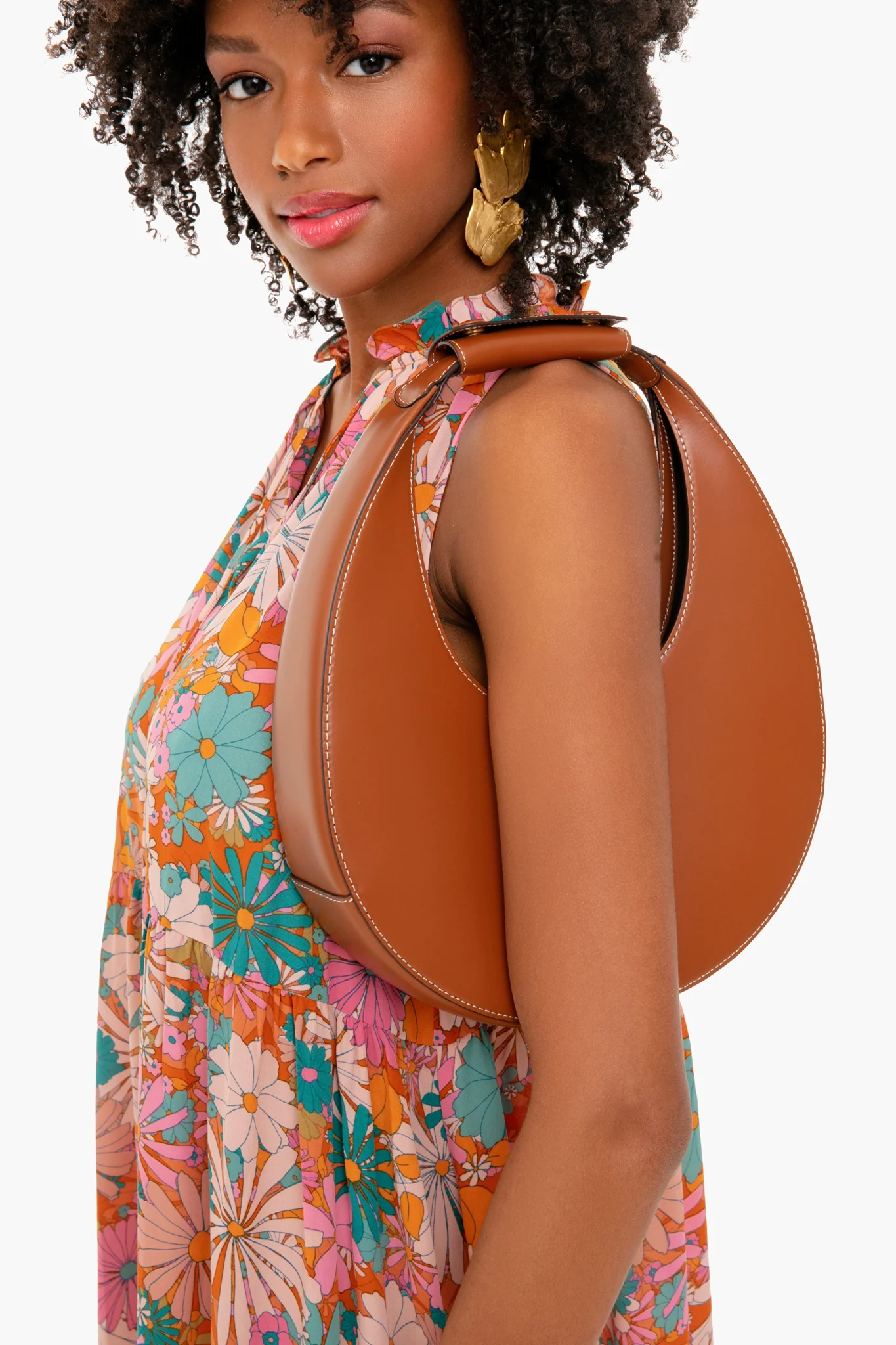 Tan Moon Tote Bag - Image 2