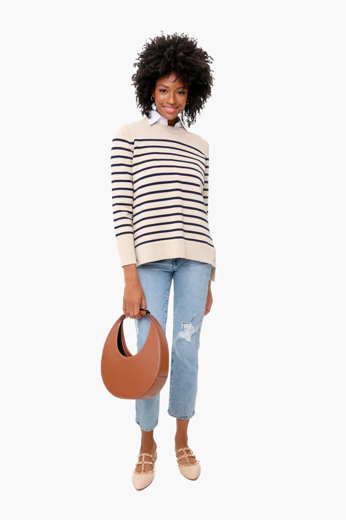 Tan Moon Tote Bag - Image 3