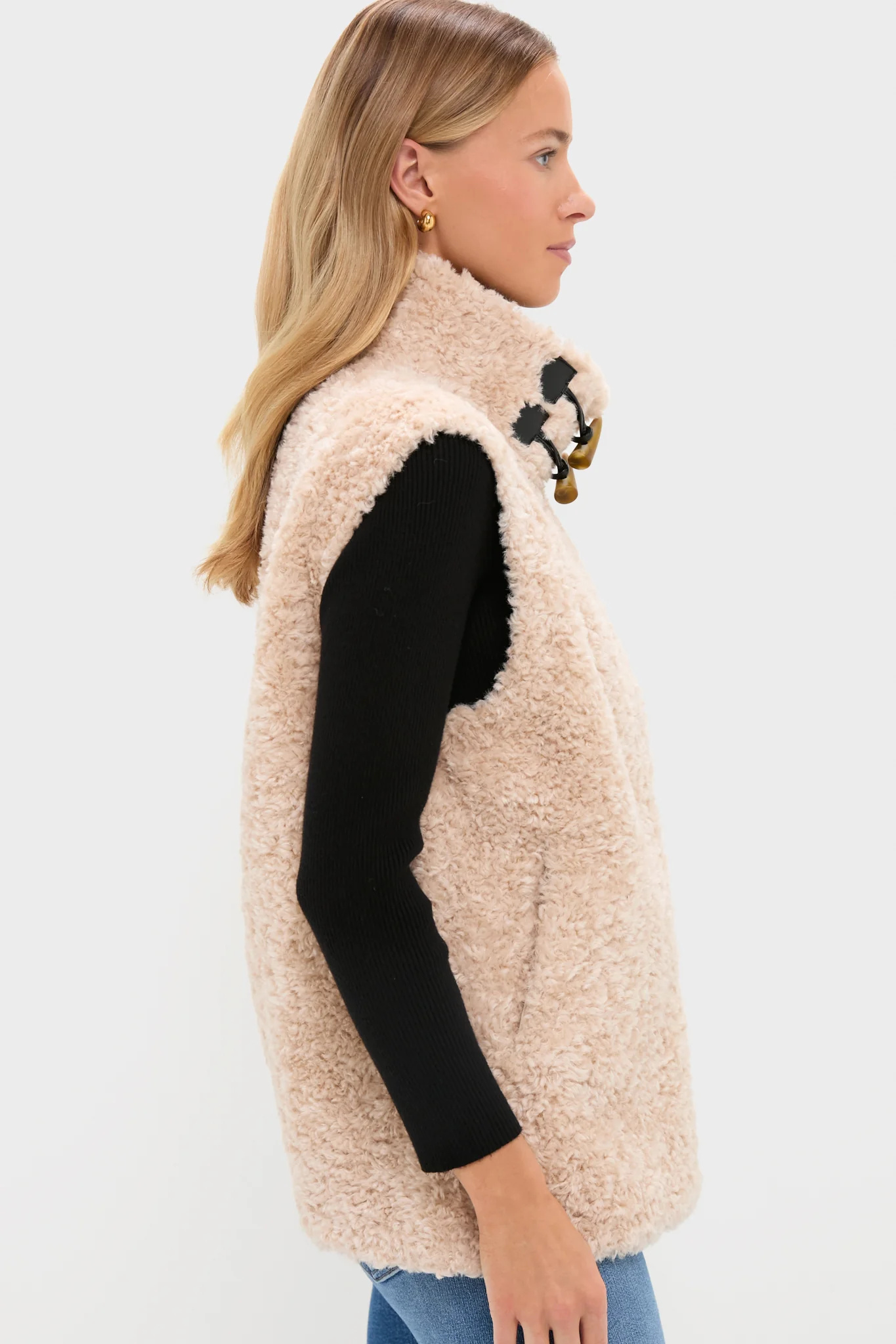 Tan Sherpa Wilson Vest - Image 3