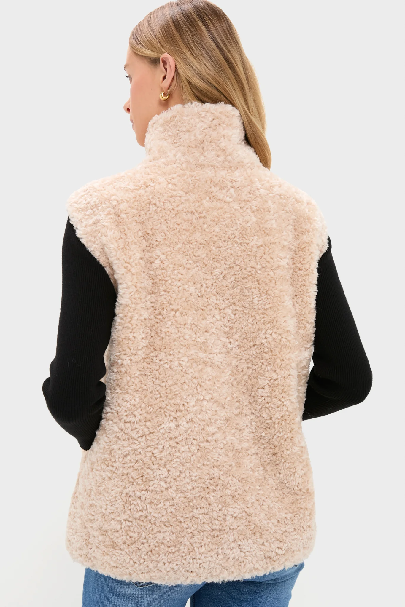 Tan Sherpa Wilson Vest - Image 4