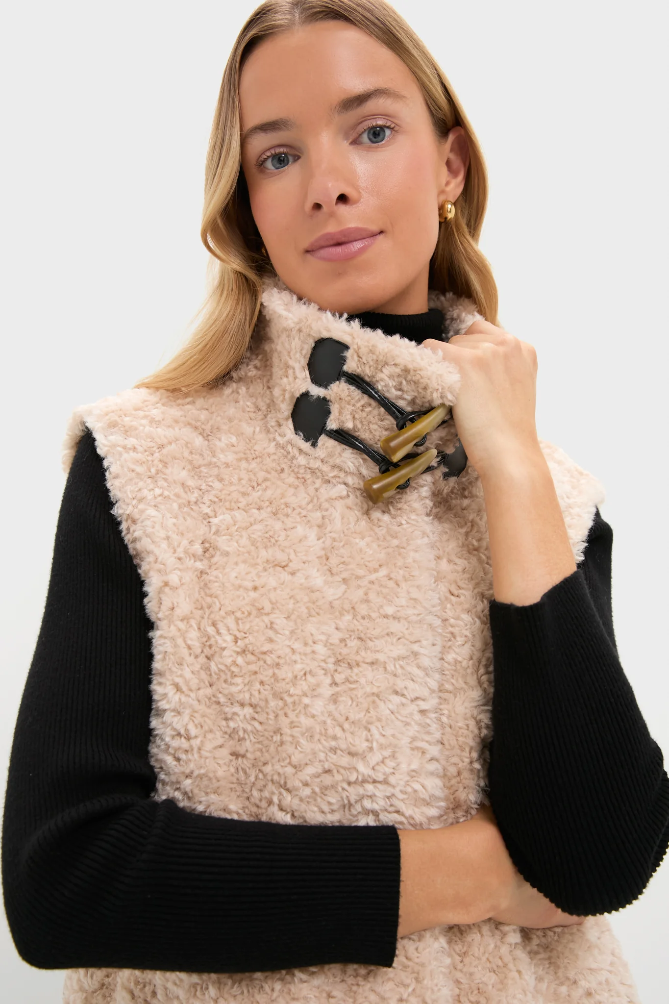 Tan Sherpa Wilson Vest - Image 5