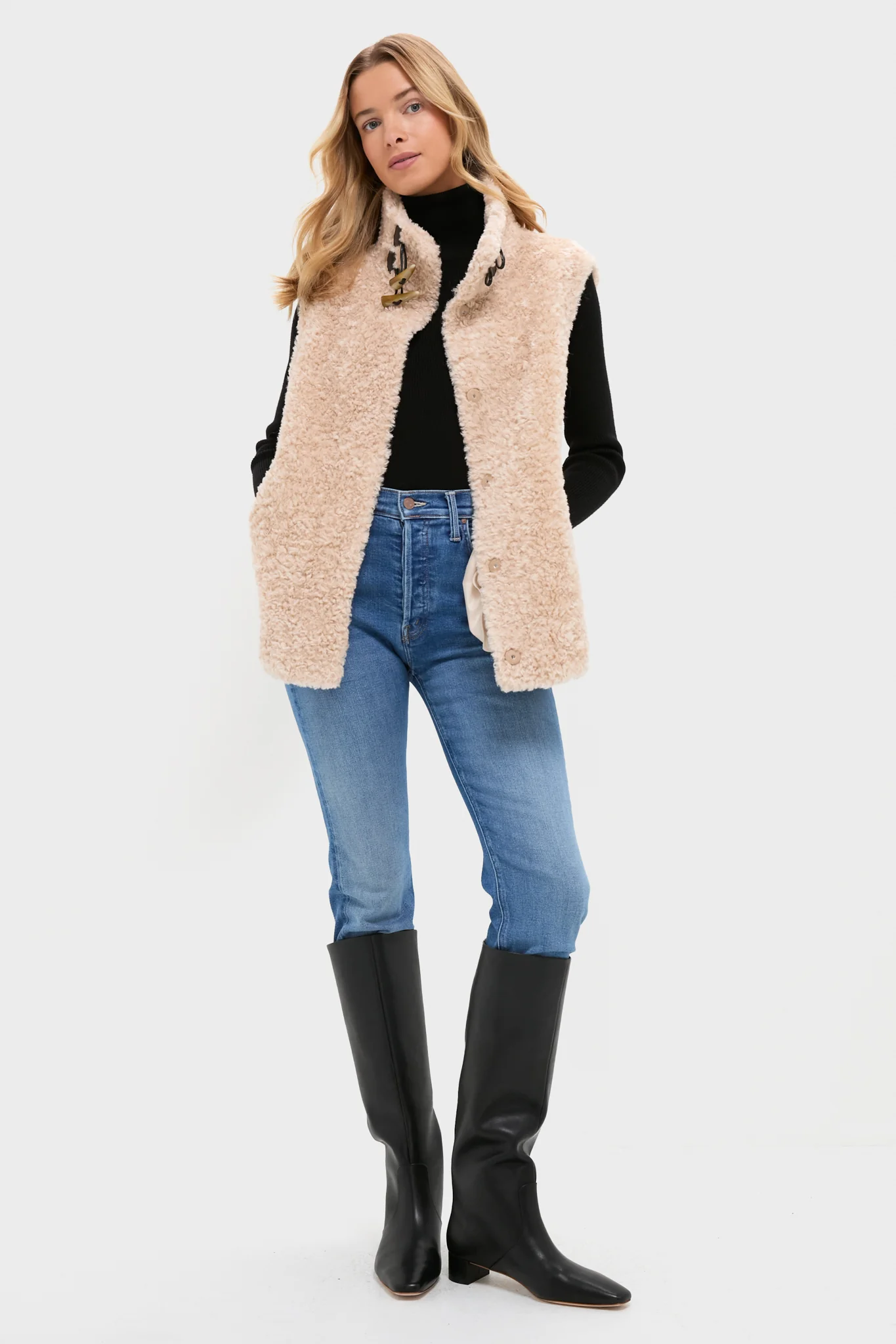 Tan Sherpa Wilson Vest - Image 6
