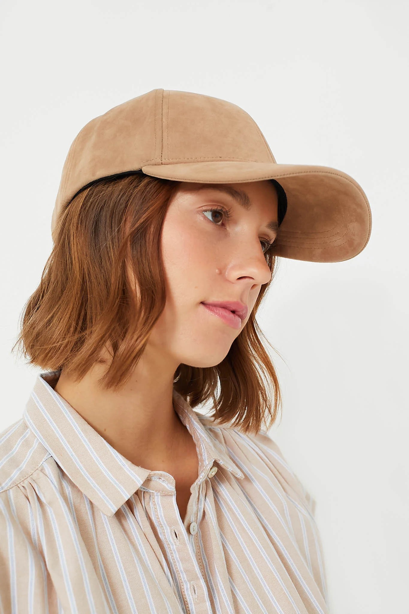 Tan Suede Finch Hat - Image 2