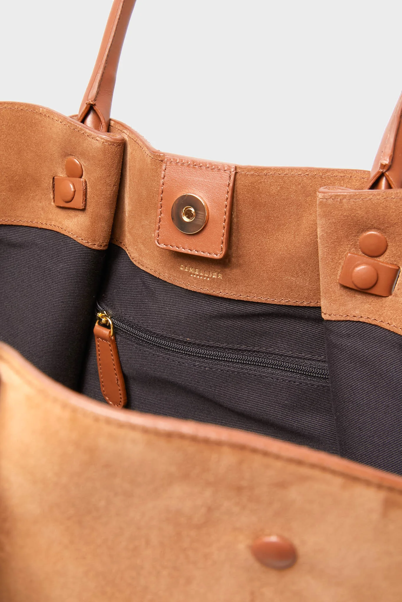 Tan Suede New York Bag - Image 6
