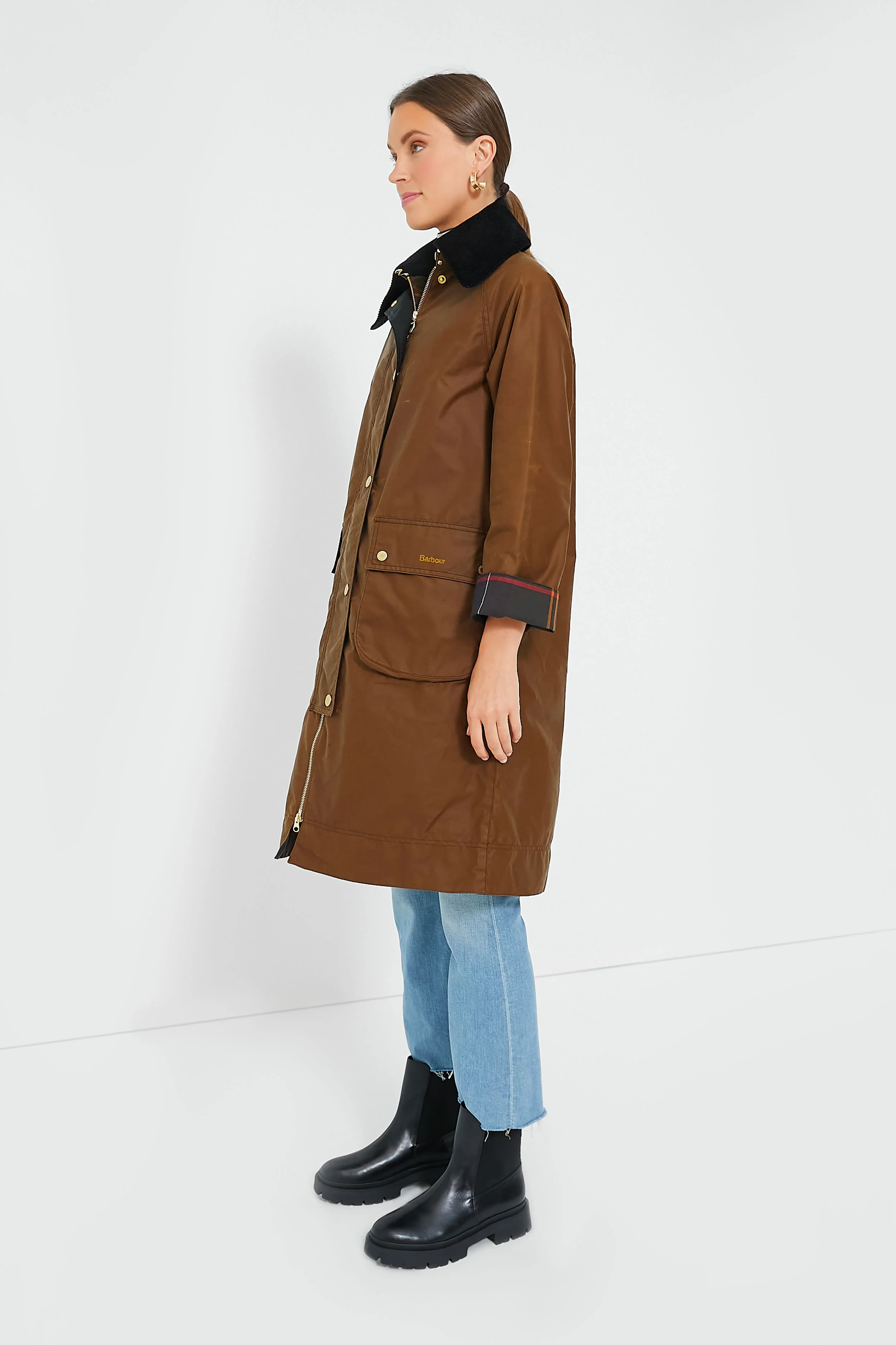 Tan Townfield Wax Jacket - Image 3