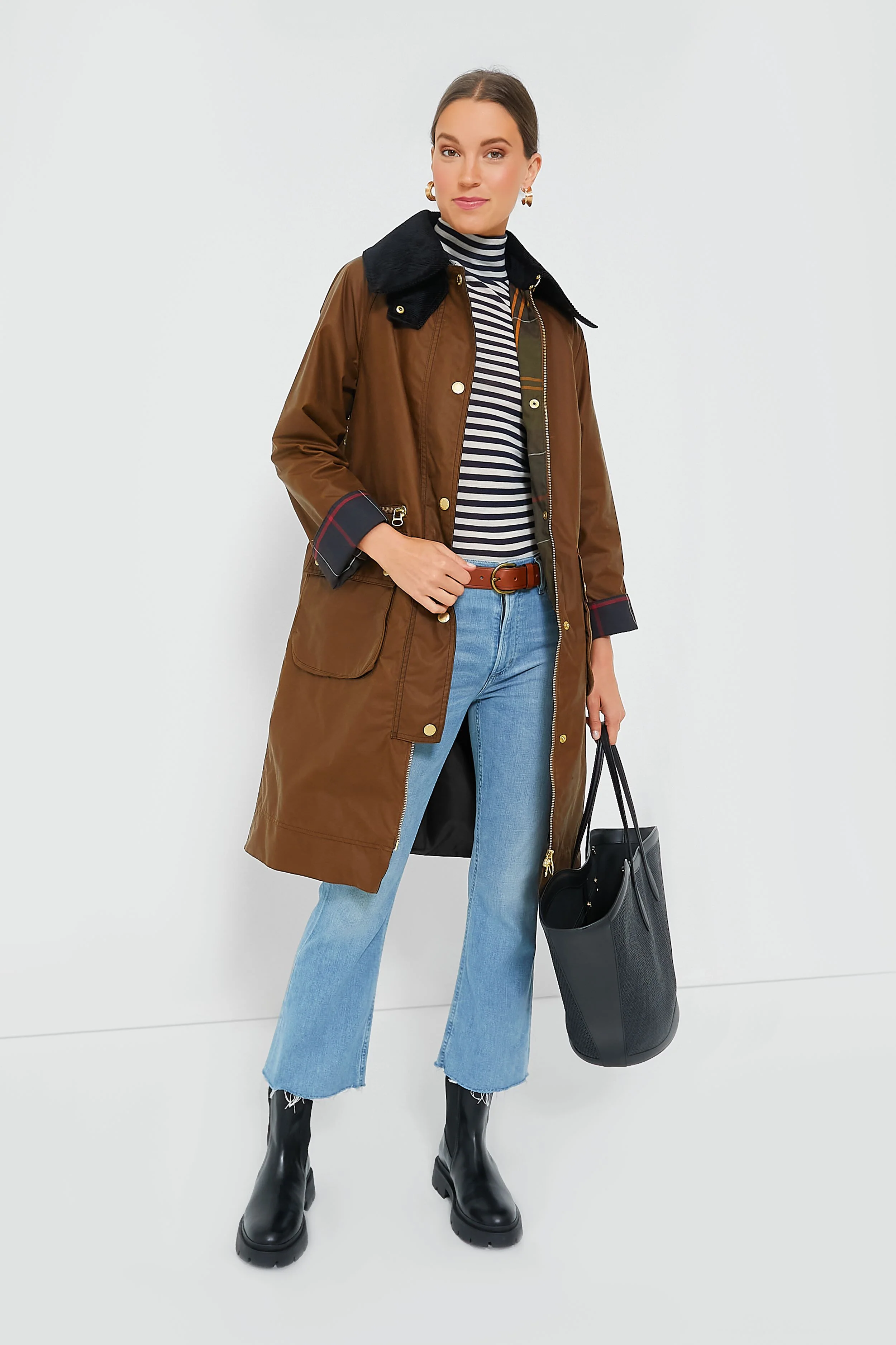 Tan Townfield Wax Jacket - Image 8