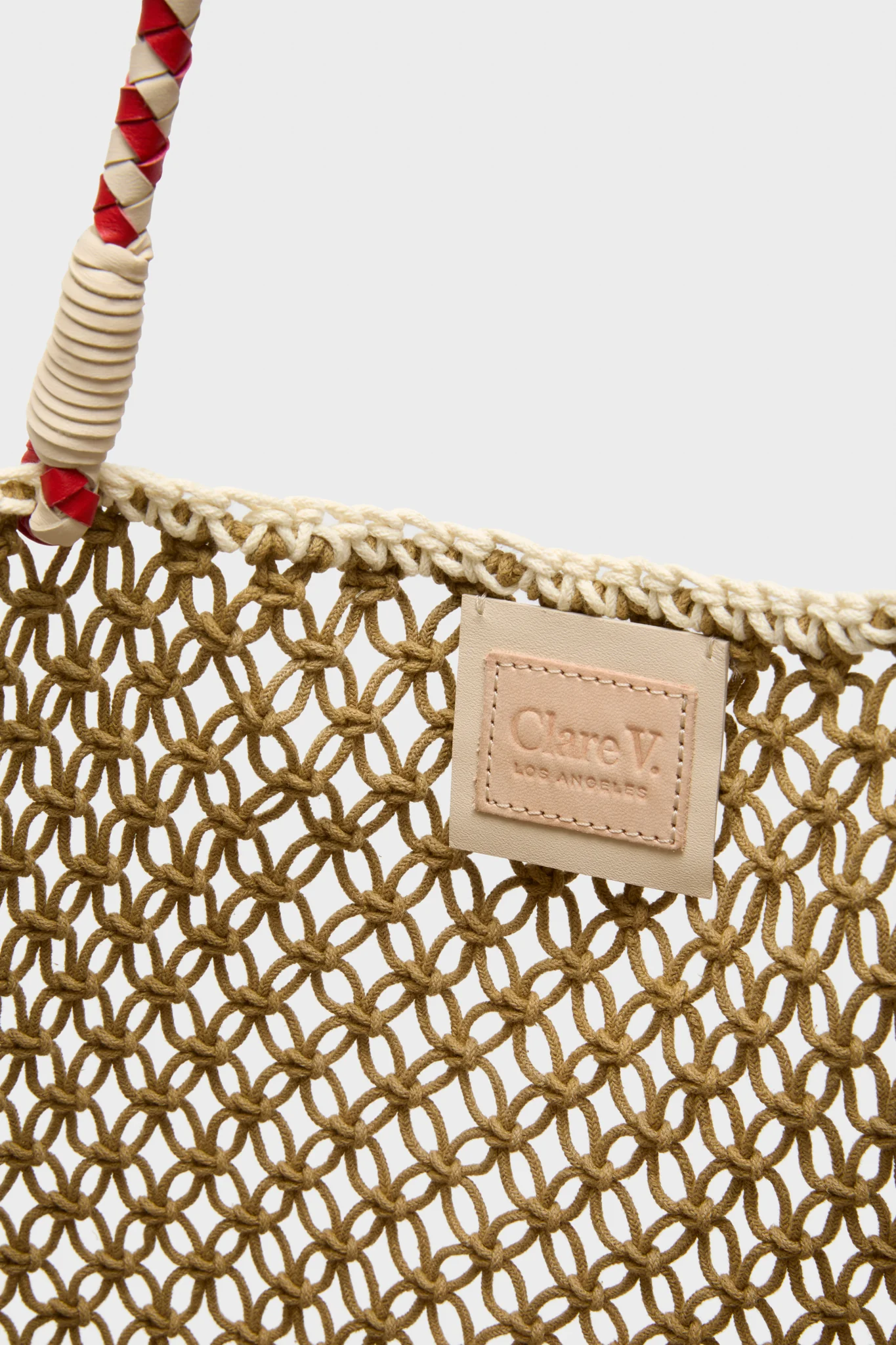 Tan with Poppy Ciao L'ete Tote - Image 5