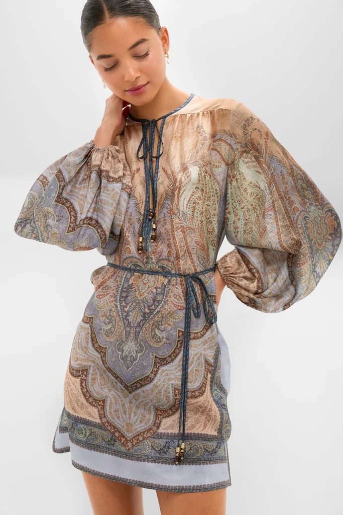 Tapestry Blue Multi Wanderlust Tunic