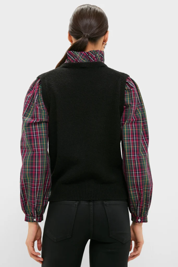 Tartan Ella Sweater Blouse - Image 5