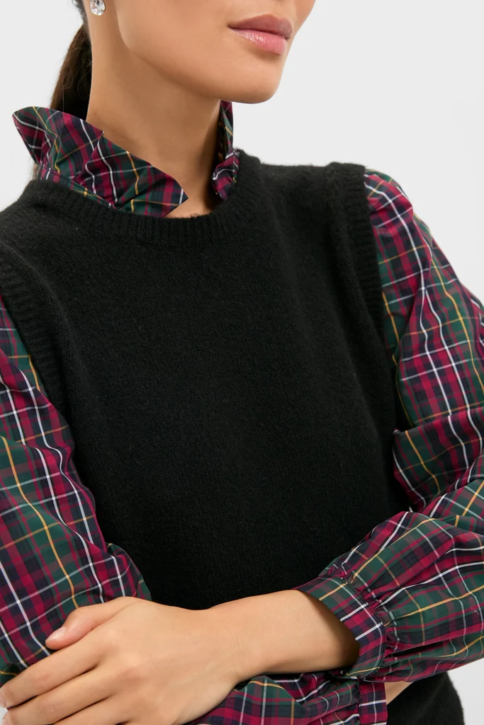 Tartan Ella Sweater Blouse - Image 6