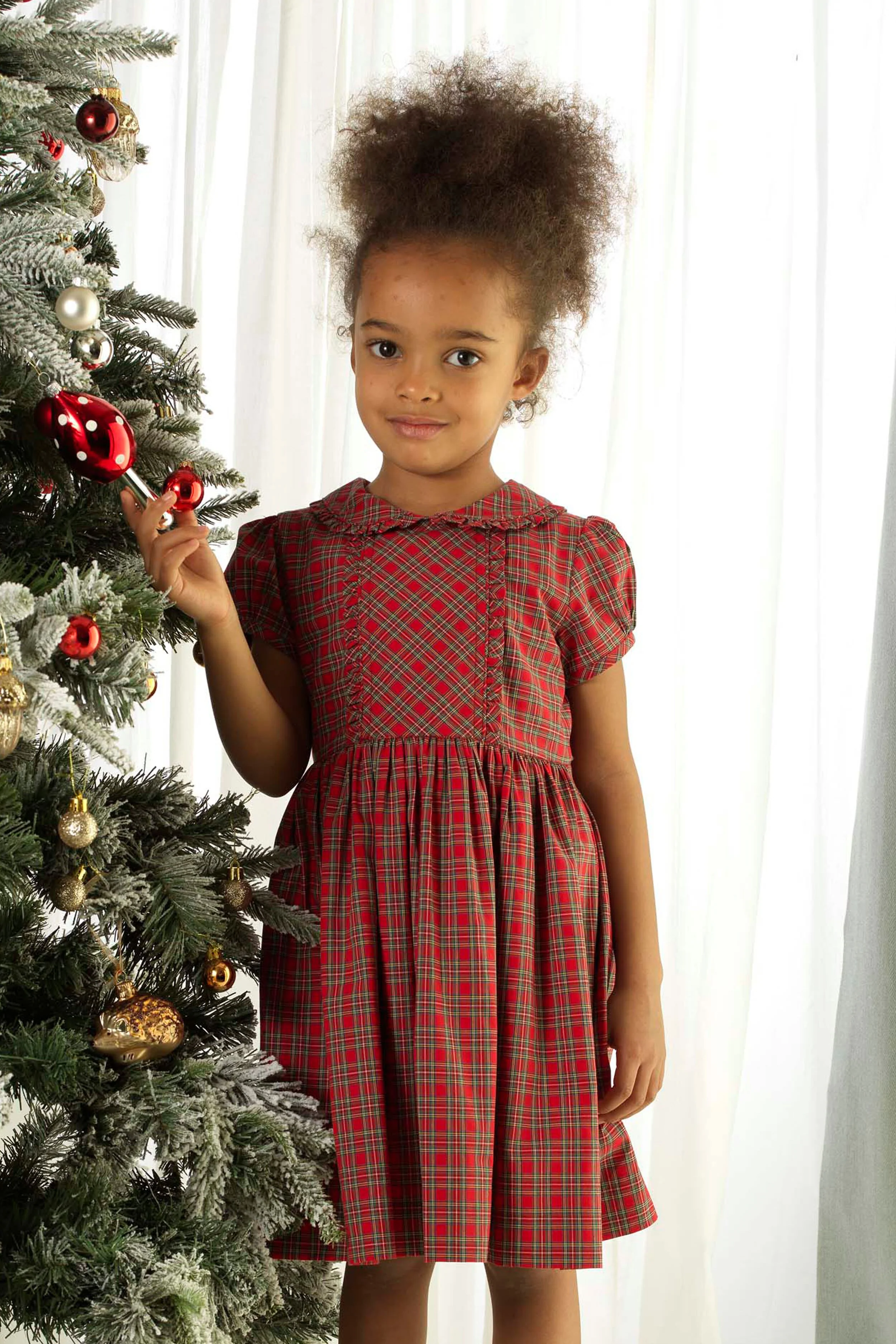 Tartan Frill Dress - Image 3