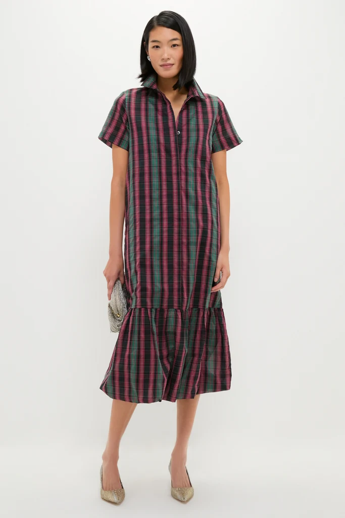 Tartan Martine Maxi Bubble Dress - Image 2