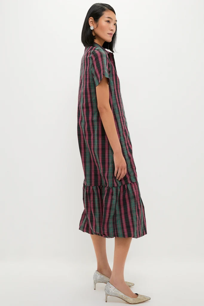 Tartan Martine Maxi Bubble Dress - Image 3